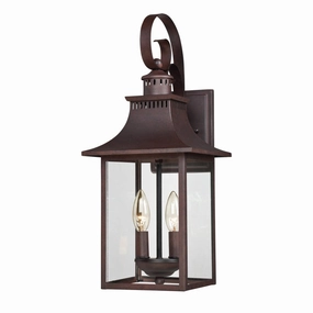 Chancellor Two Light Outdoor Wall Lantern Copper BronzeOutdoor wall sconces with motion sensor