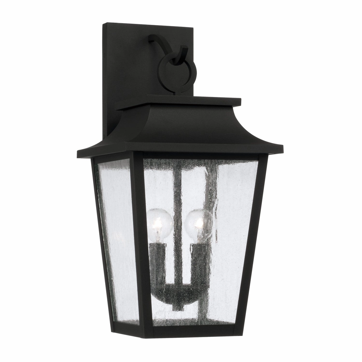 Chandler Two Light Outdoor Wall Lantern BlackOutdoor wall sconces with motion sensor