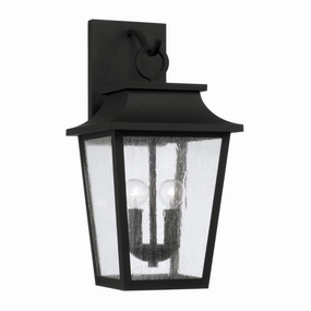 Chandler Two Light Outdoor Wall Lantern BlackOutdoor wall sconces with motion sensor