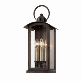 Chaplin Three Light Wall Sconce Vintage BronzeOutdoor wall sconces with motion sensor