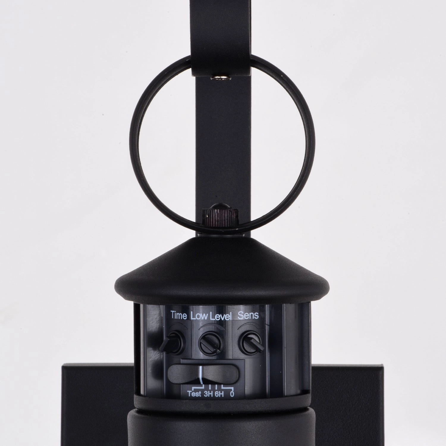 Chatham One Light Outdoor Motion Sensor Wall Mount Textured Black