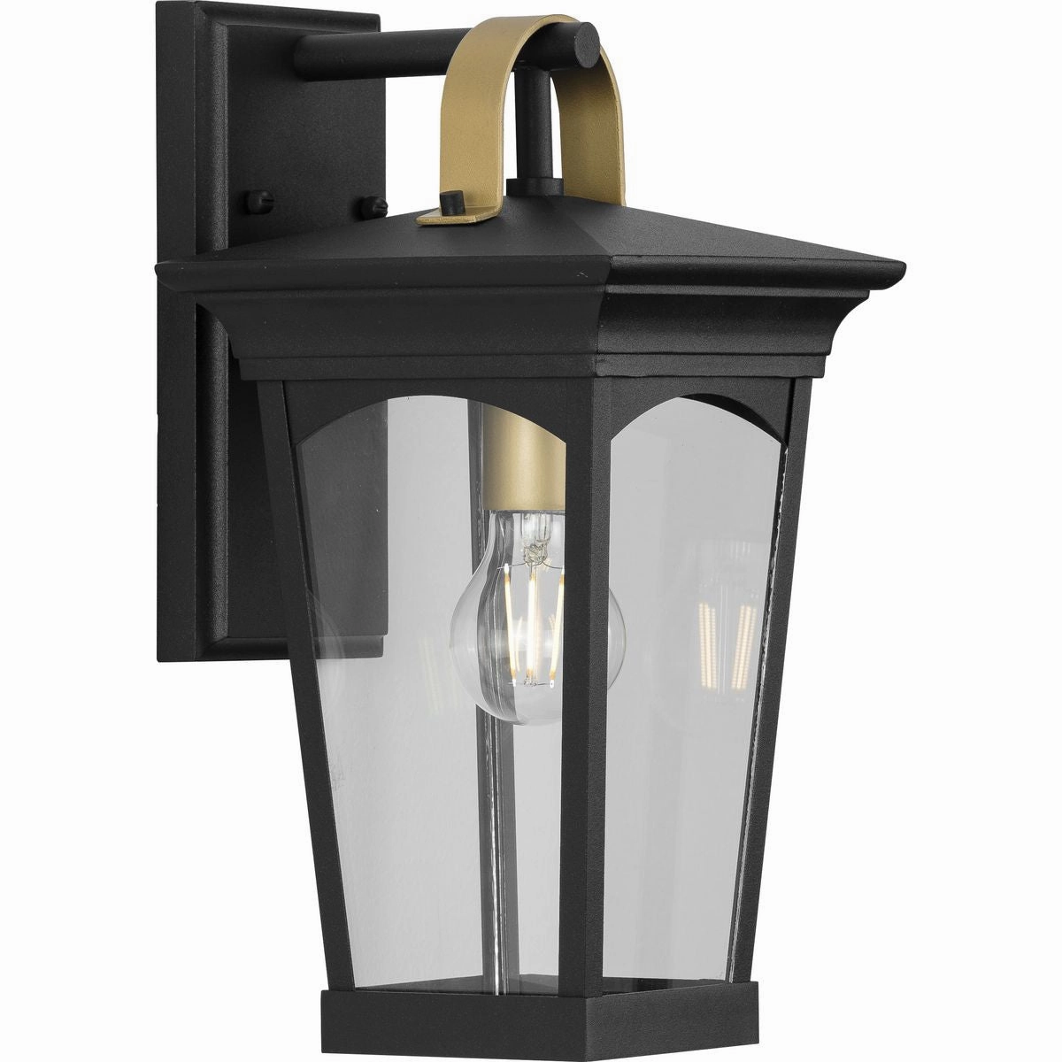 Chatsworth One Light Wall Lantern Black