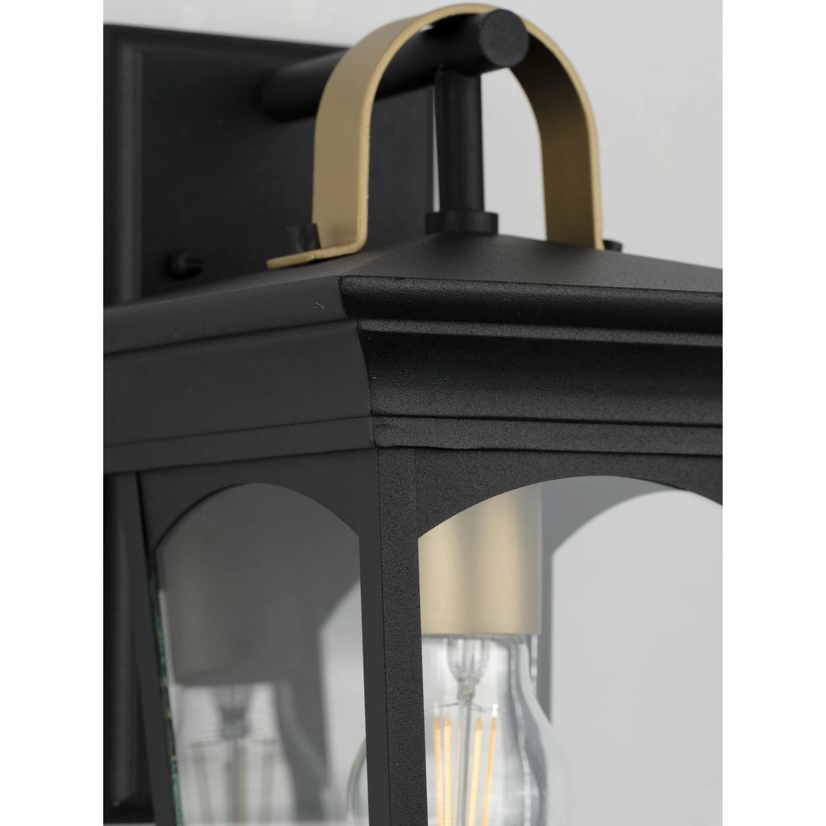 Chatsworth One Light Wall Lantern Black