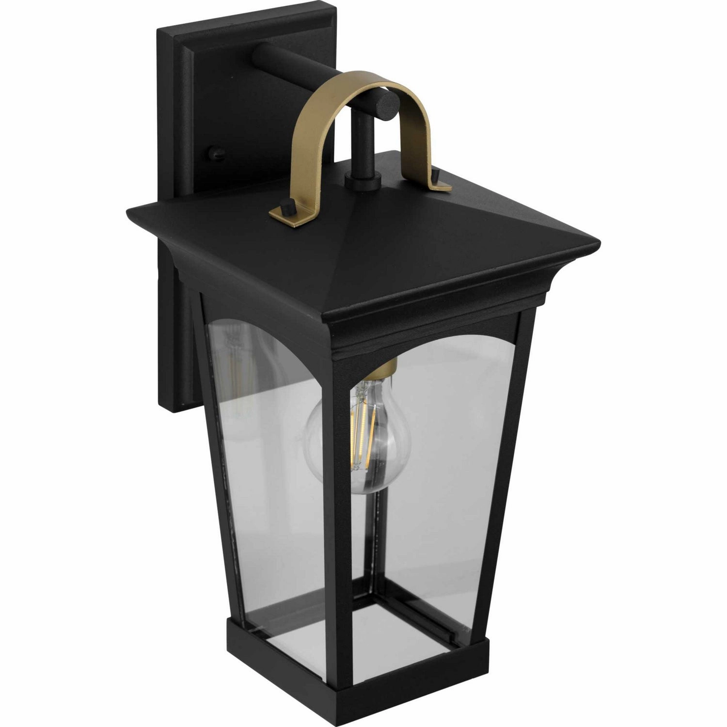 Chatsworth One Light Wall Lantern Black