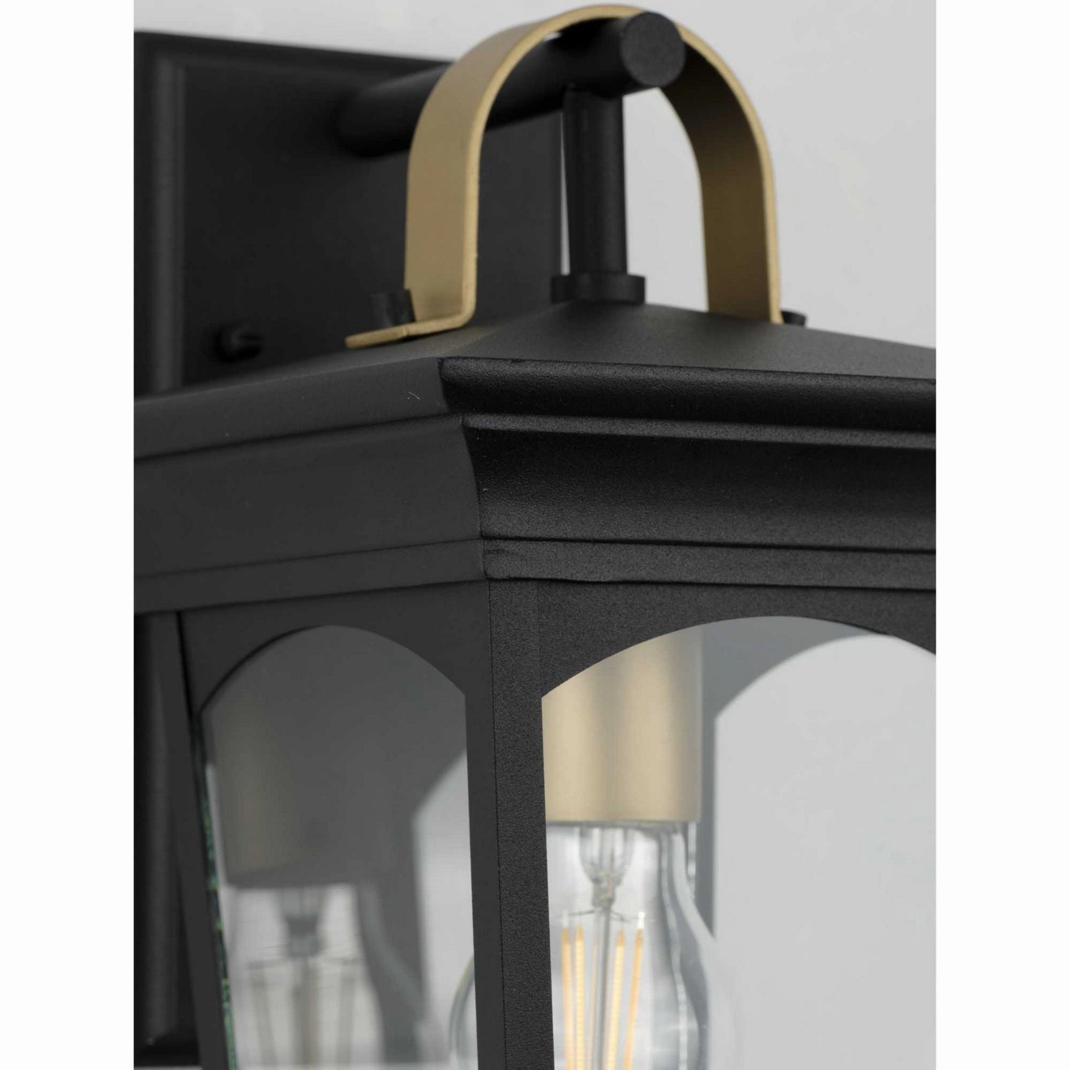 Chatsworth One Light Wall Lantern Black
