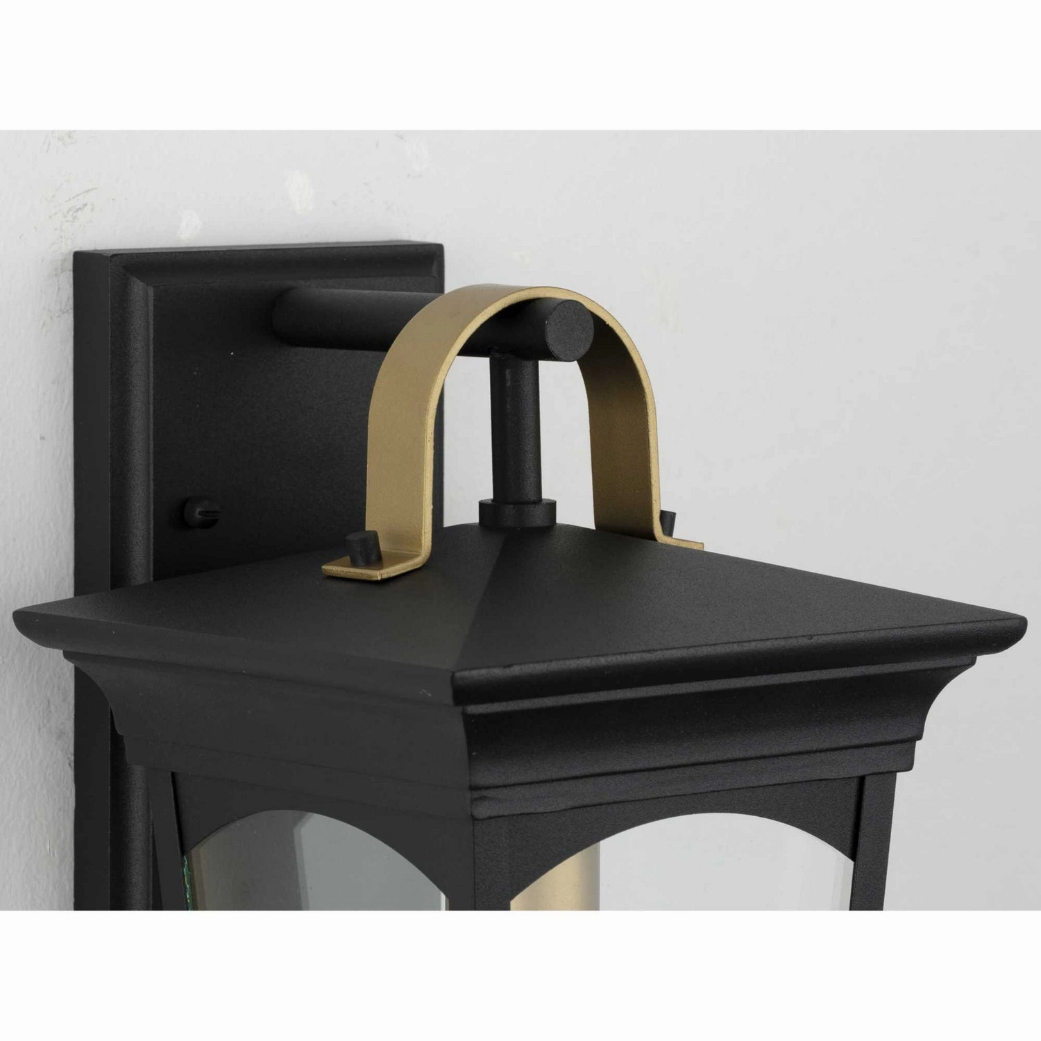 Chatsworth One Light Wall Lantern Black