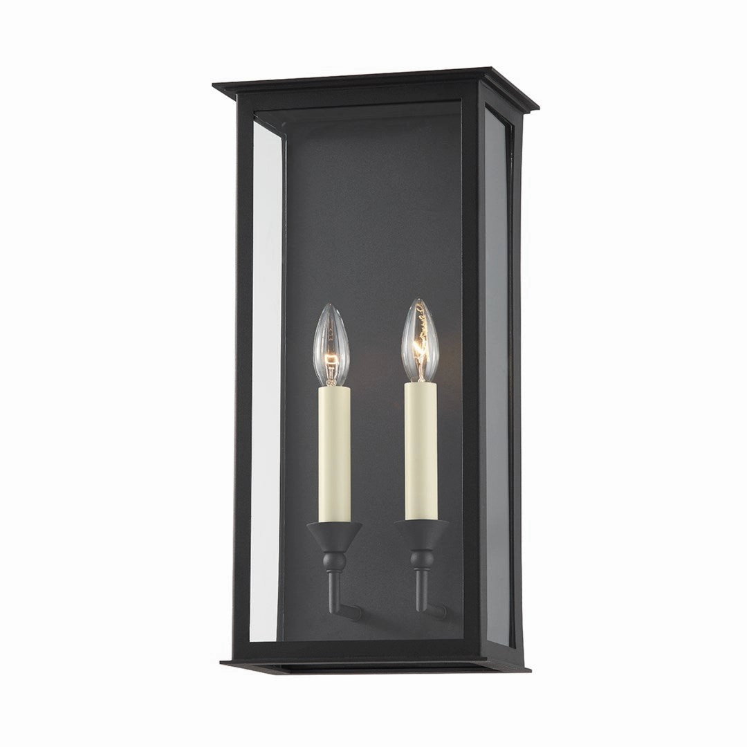 Chauncey 2-Light Exterior Wall SconceWeatherproof outdoor lighting