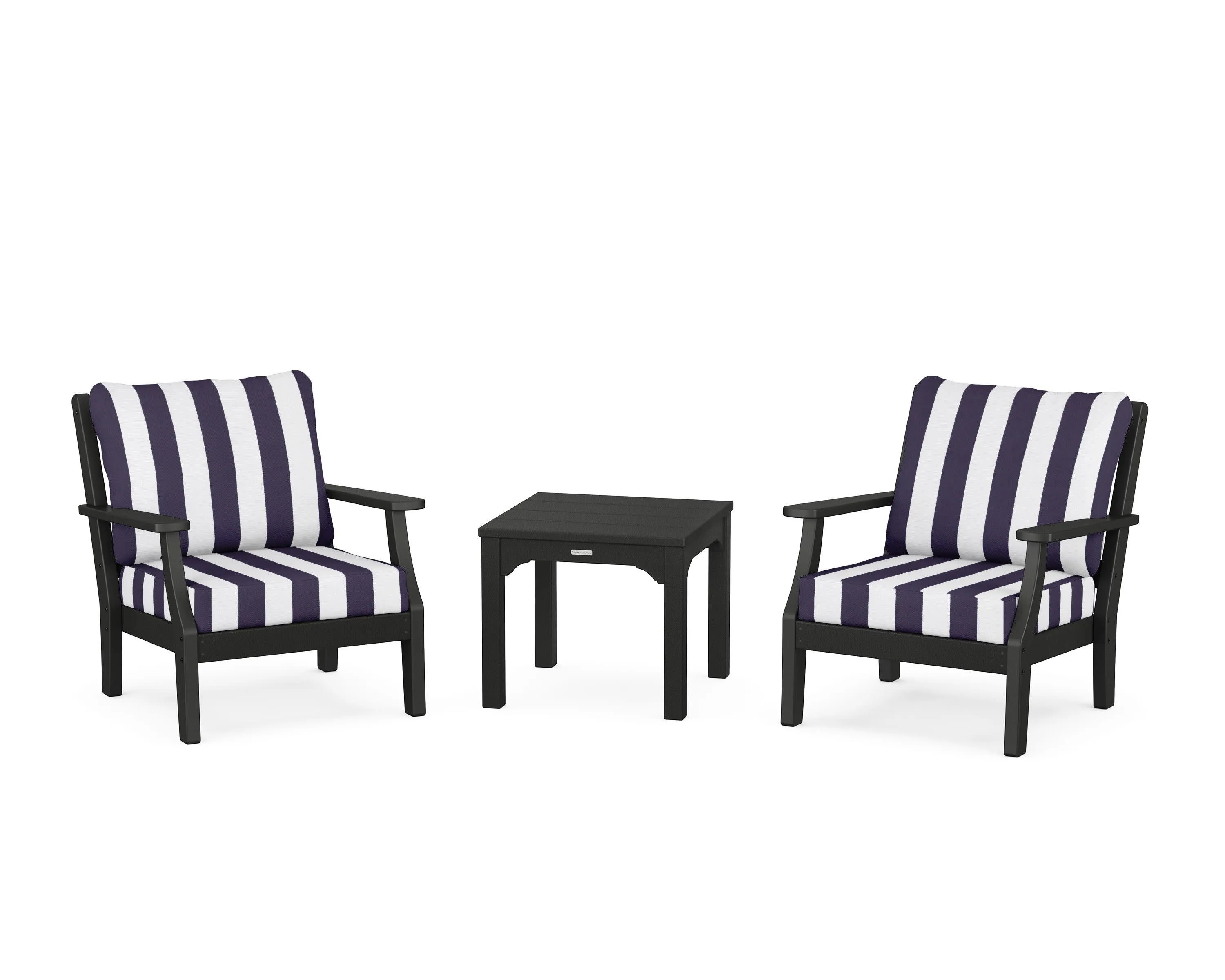 Chinoiserie 3-Piece Deep Seating Set