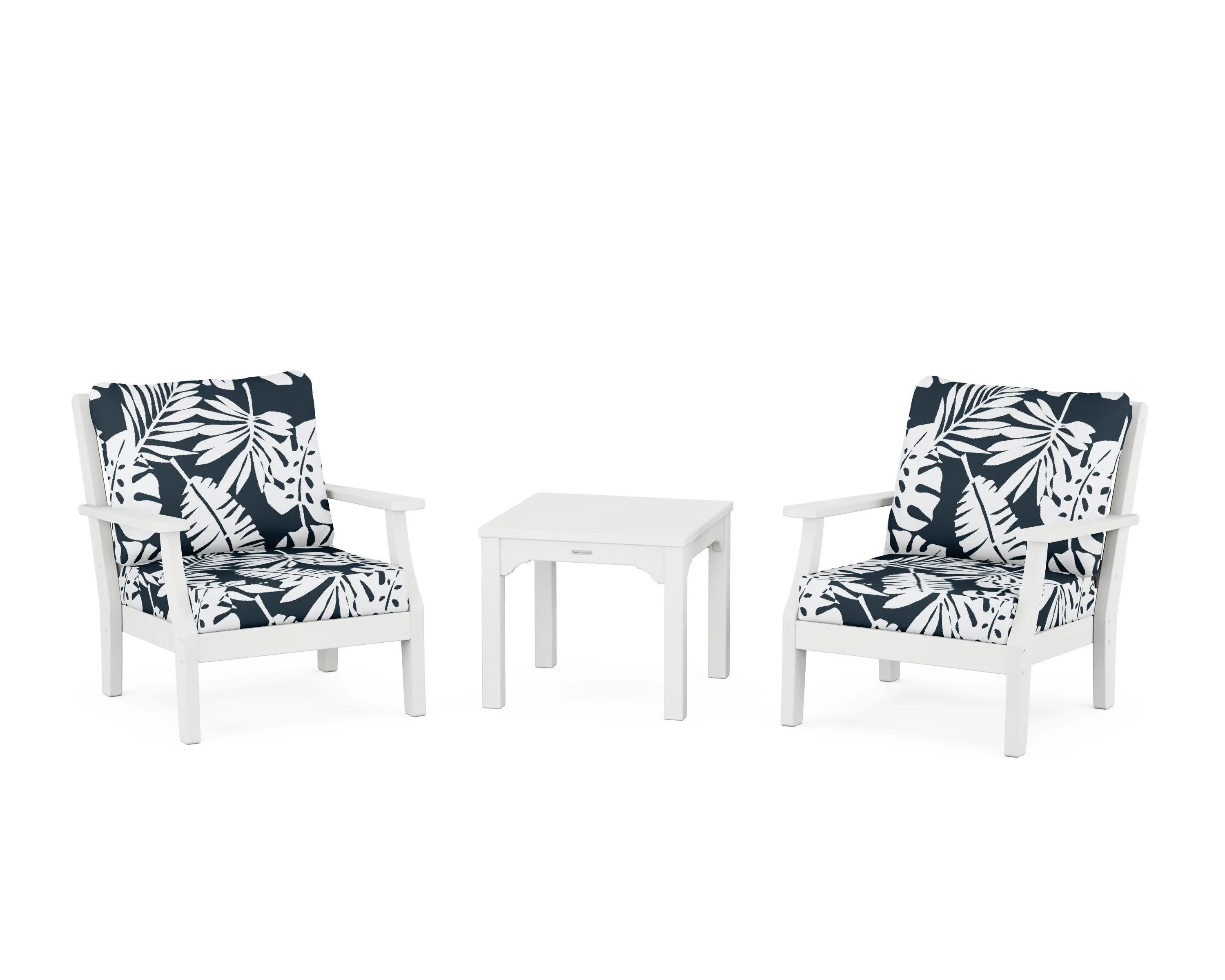 Chinoiserie 3-Piece Deep Seating Set