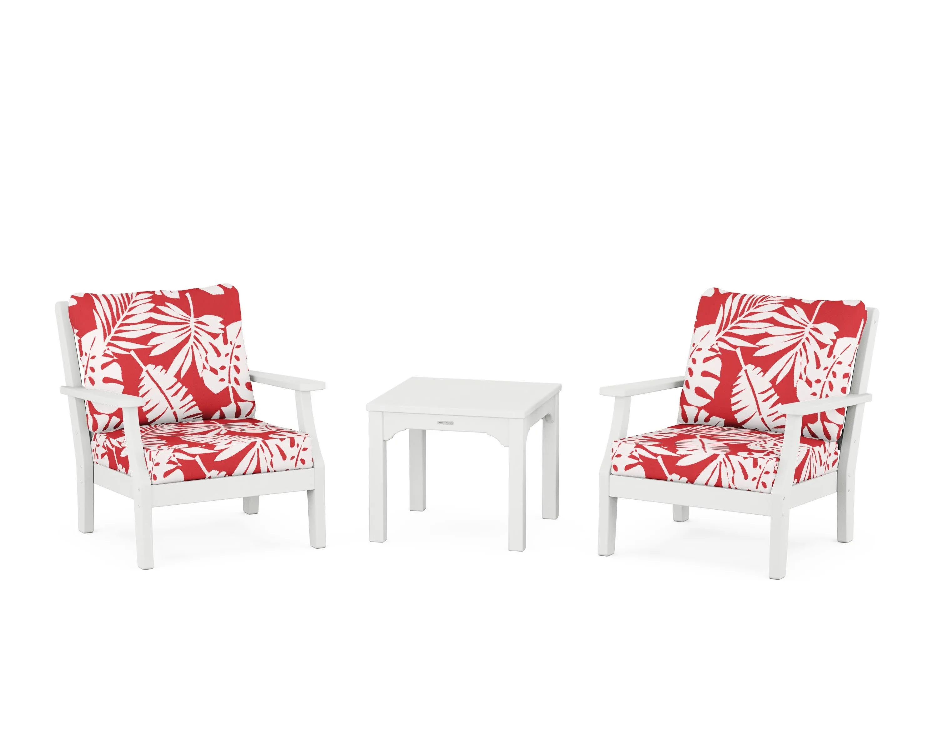 Chinoiserie 3-Piece Deep Seating Set