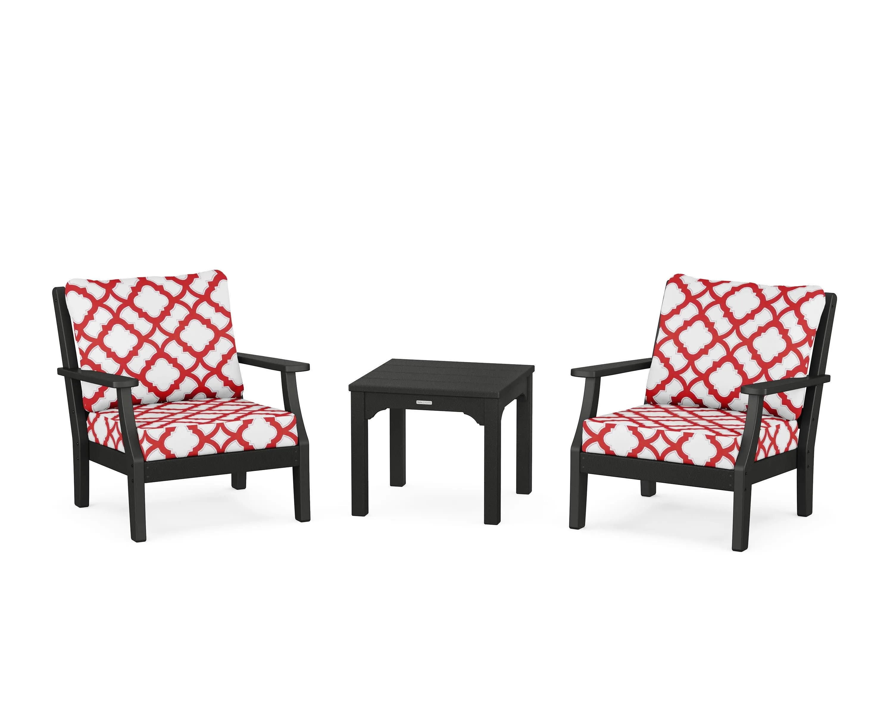 Chinoiserie 3-Piece Deep Seating Set