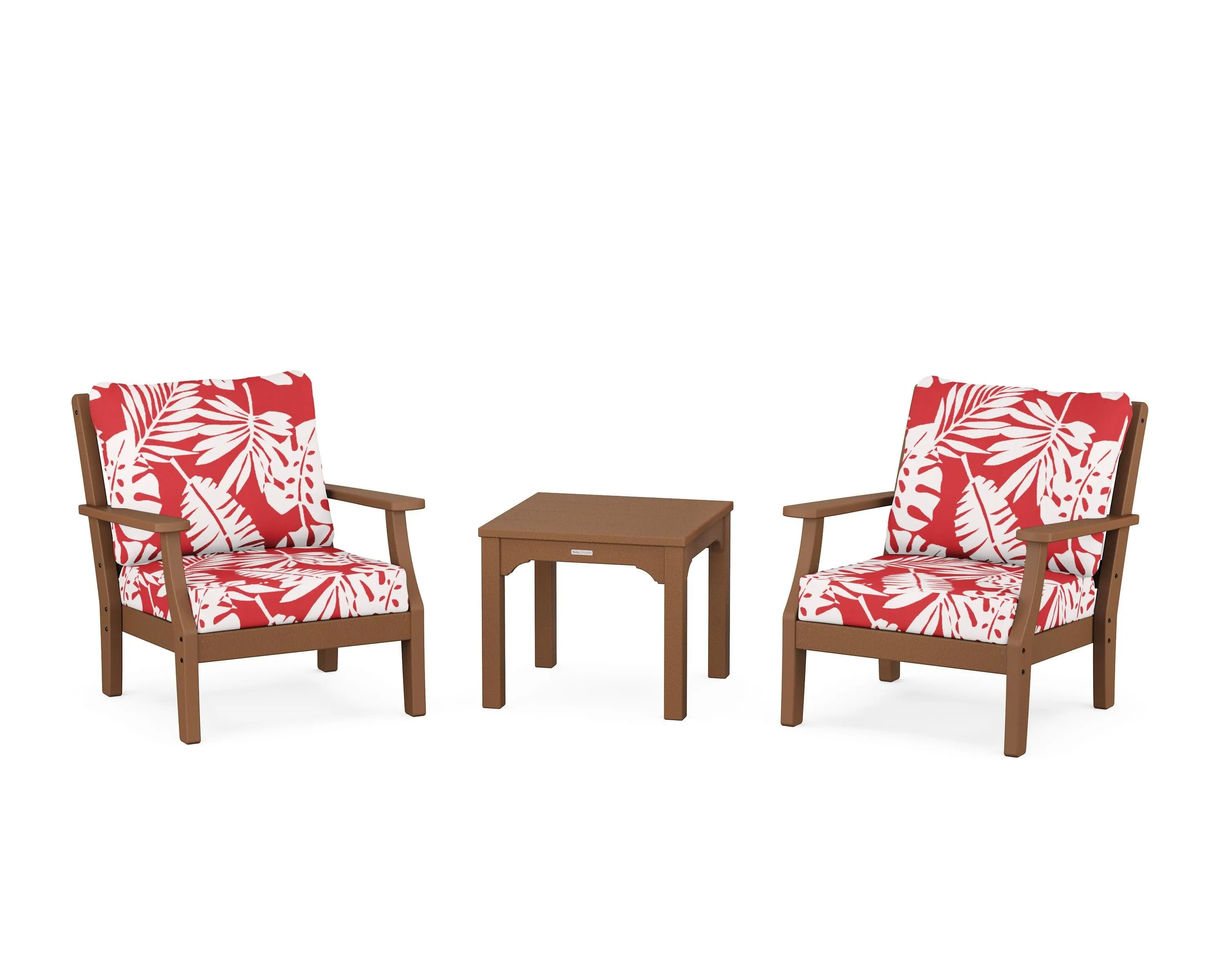 Chinoiserie 3-Piece Deep Seating Set