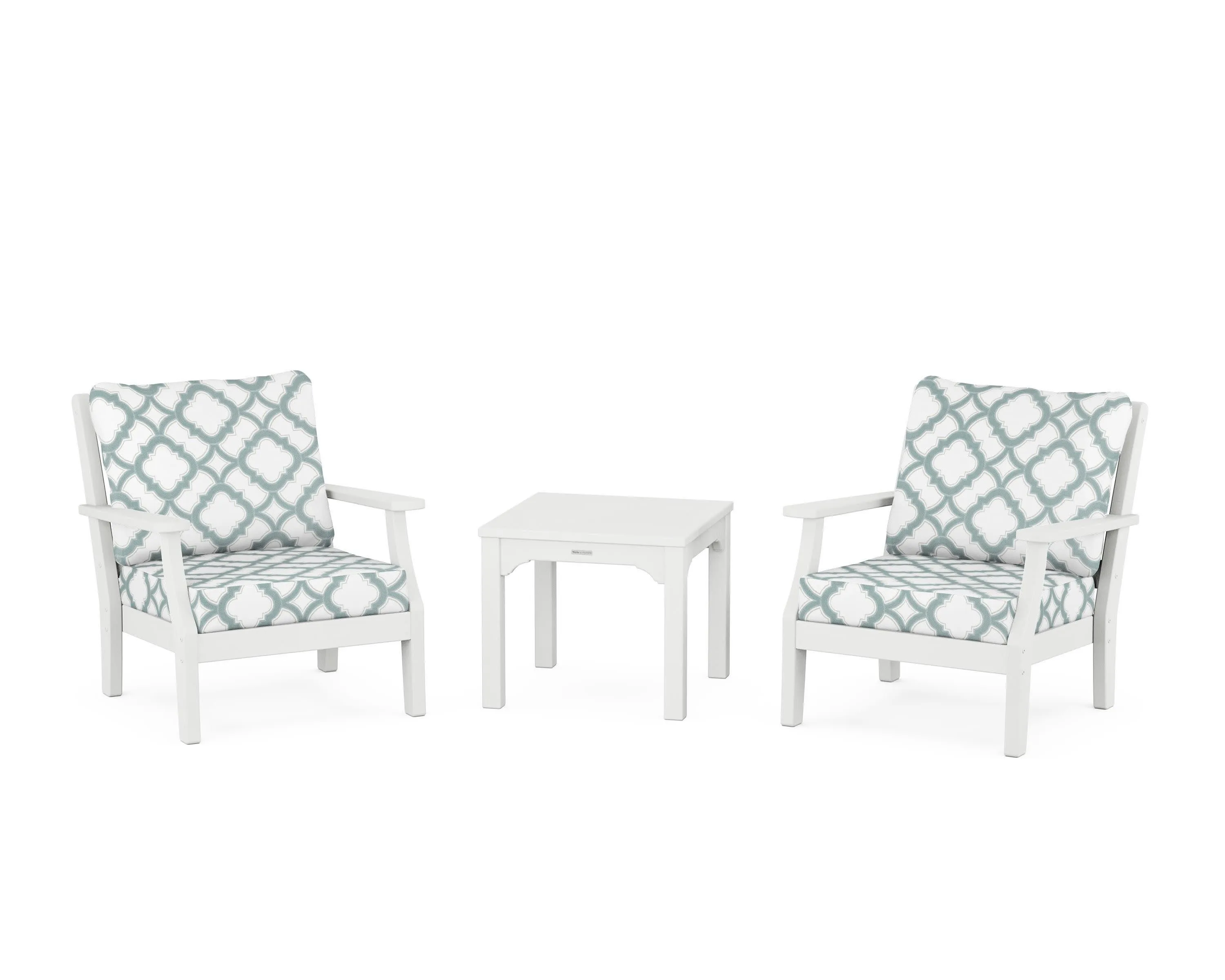 Chinoiserie 3-Piece Deep Seating Set