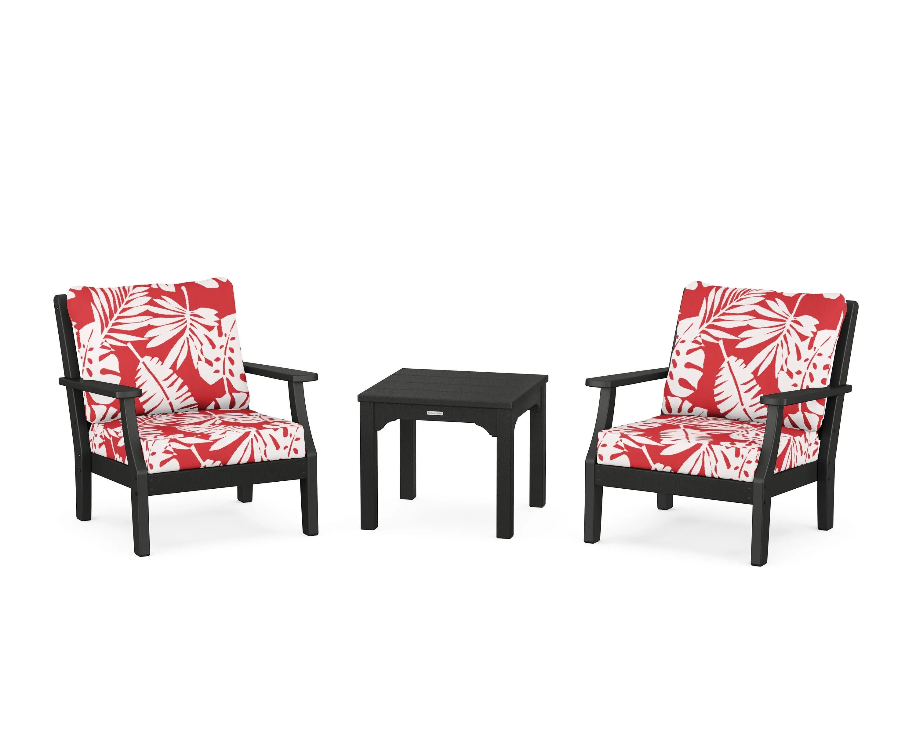 Chinoiserie 3-Piece Deep Seating Set