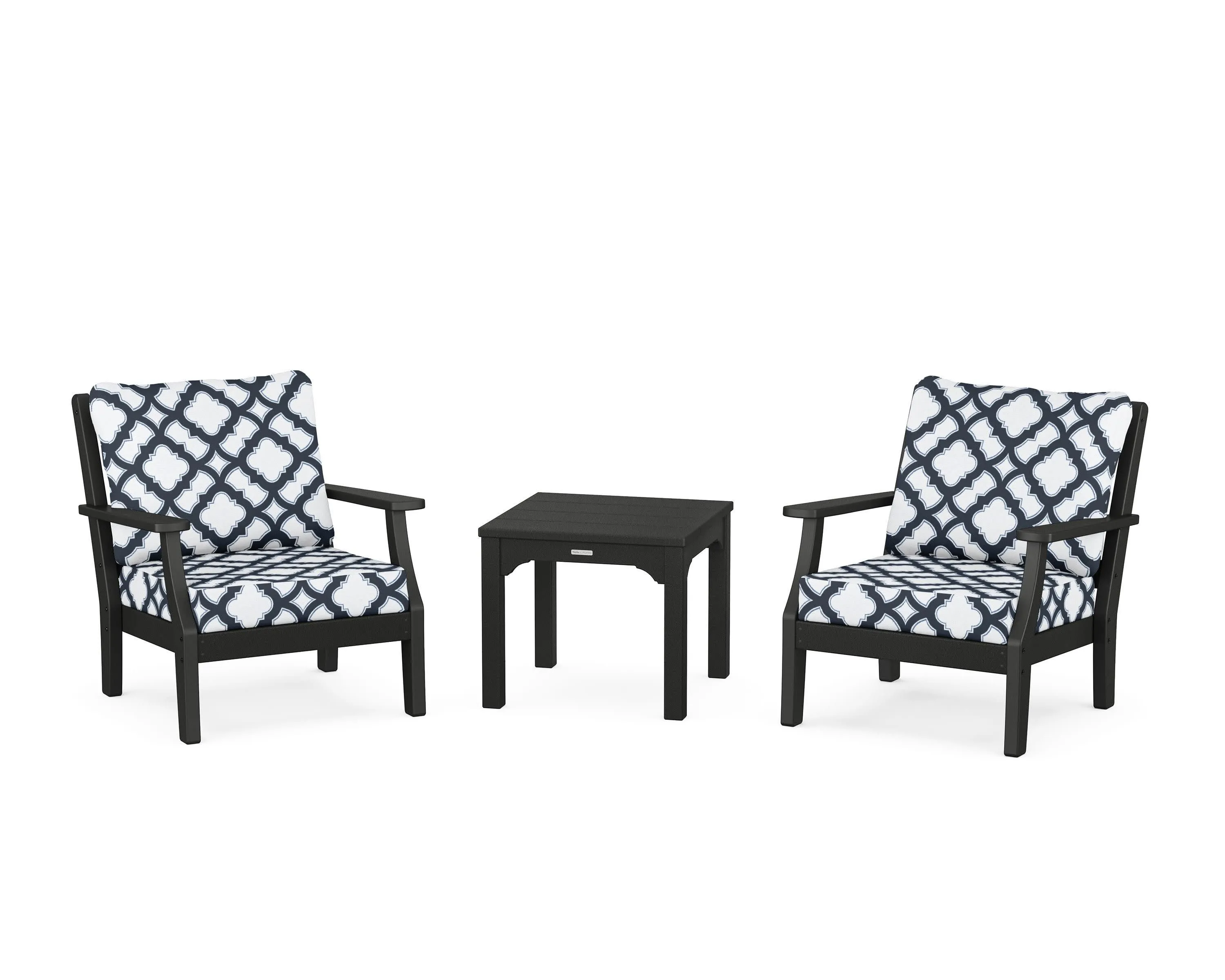 Chinoiserie 3-Piece Deep Seating Set