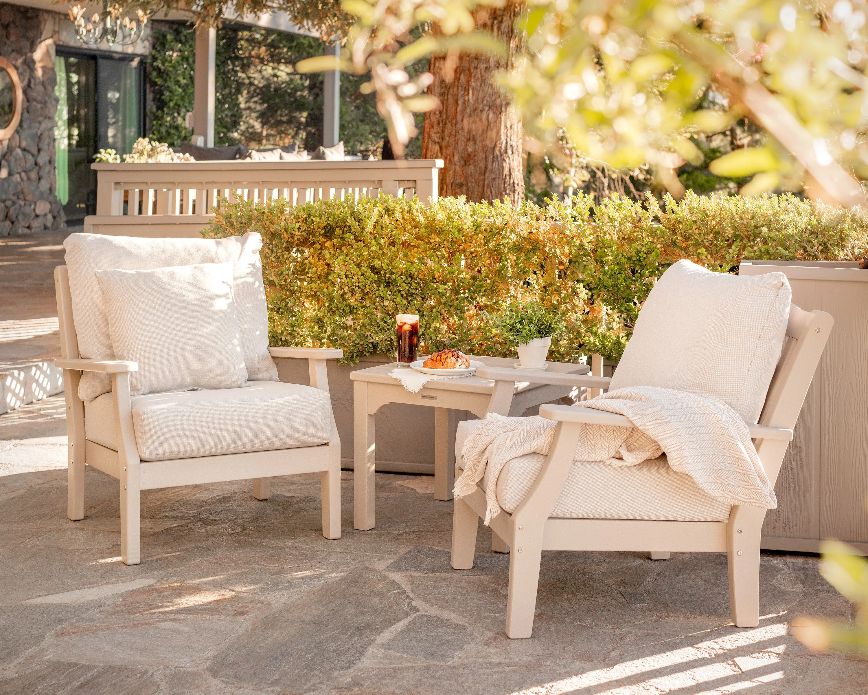 Chinoiserie 3-Piece Deep Seating Set