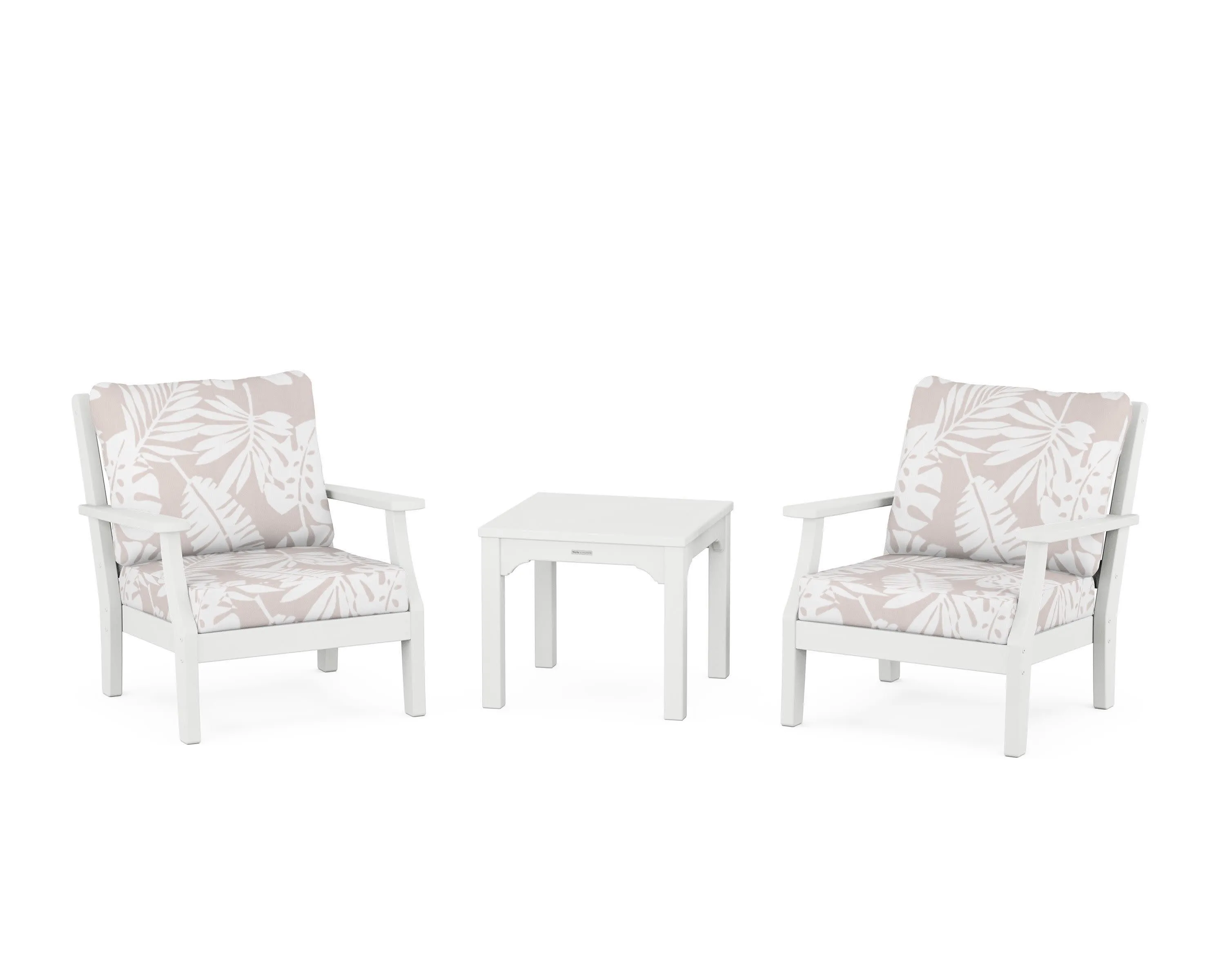 Chinoiserie 3-Piece Deep Seating Set