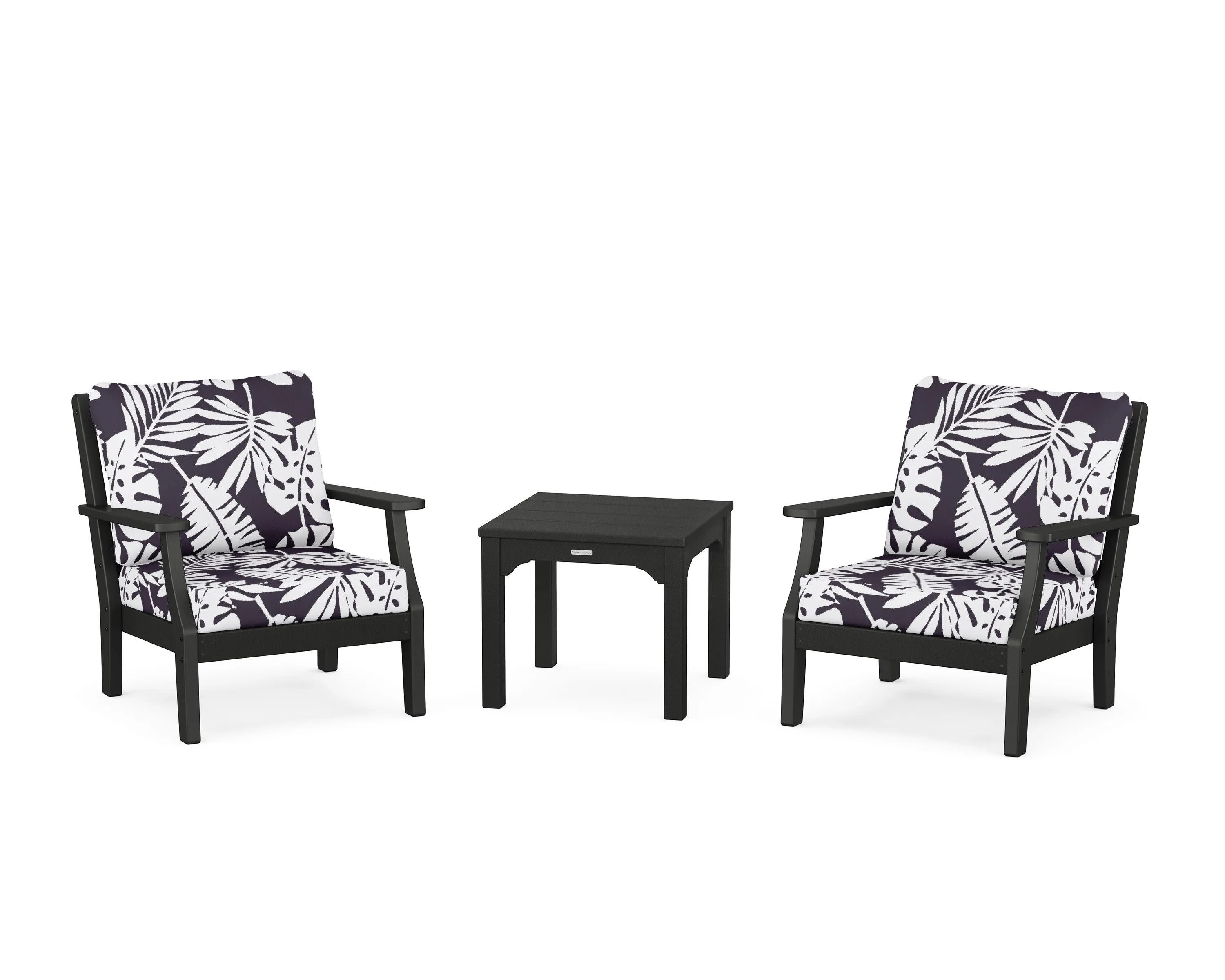 Chinoiserie 3-Piece Deep Seating Set