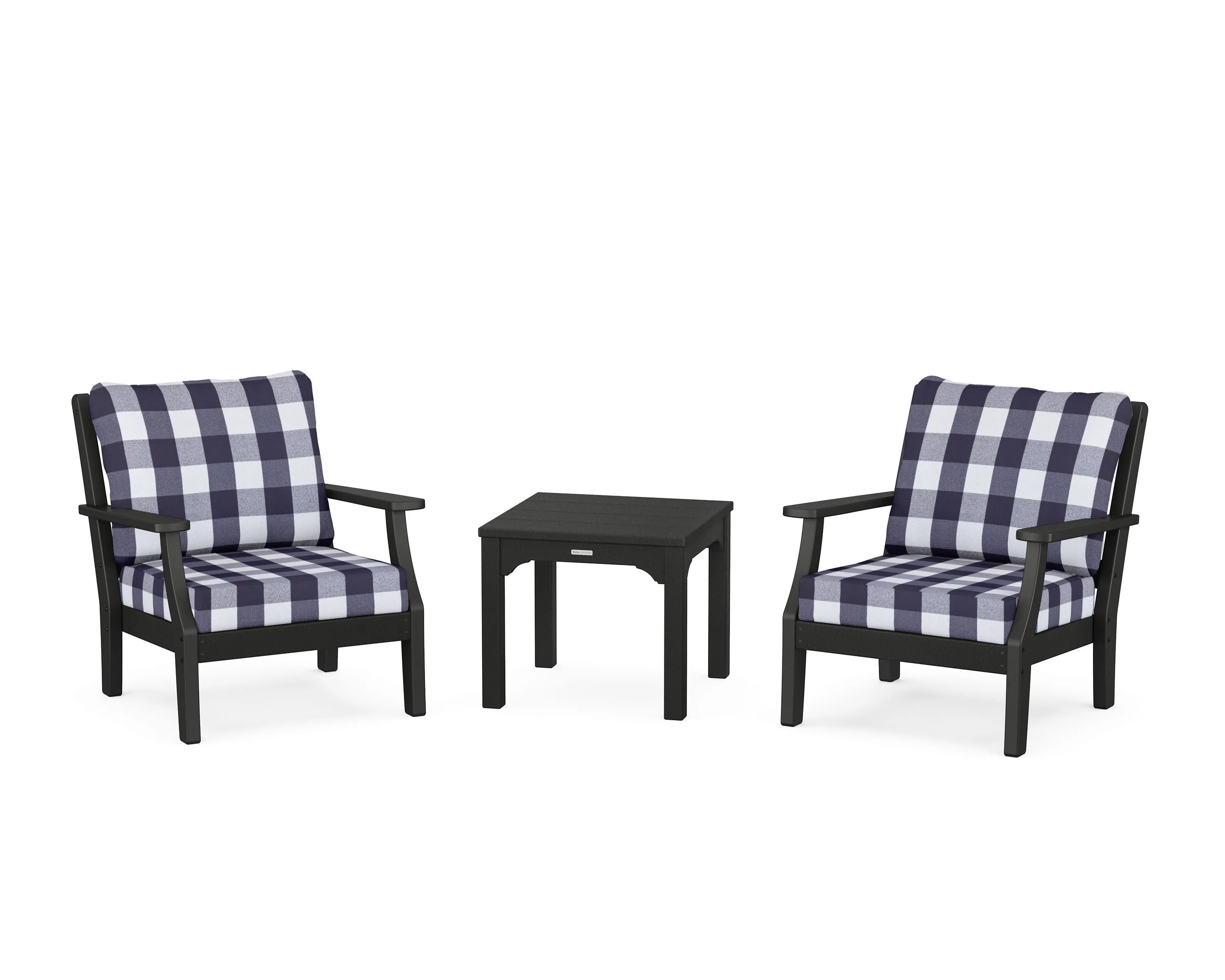 Chinoiserie 3-Piece Deep Seating Set