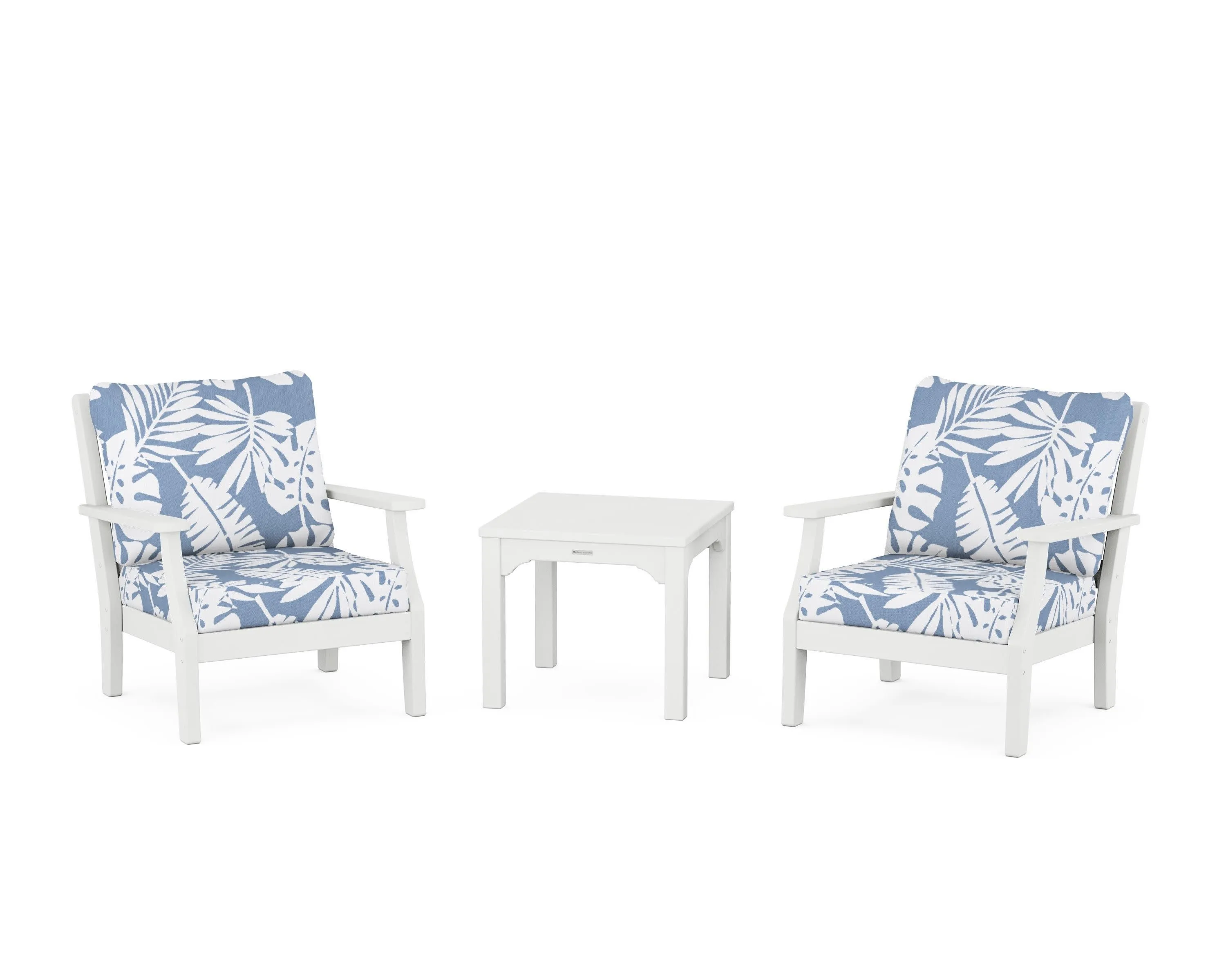 Chinoiserie 3-Piece Deep Seating Set
