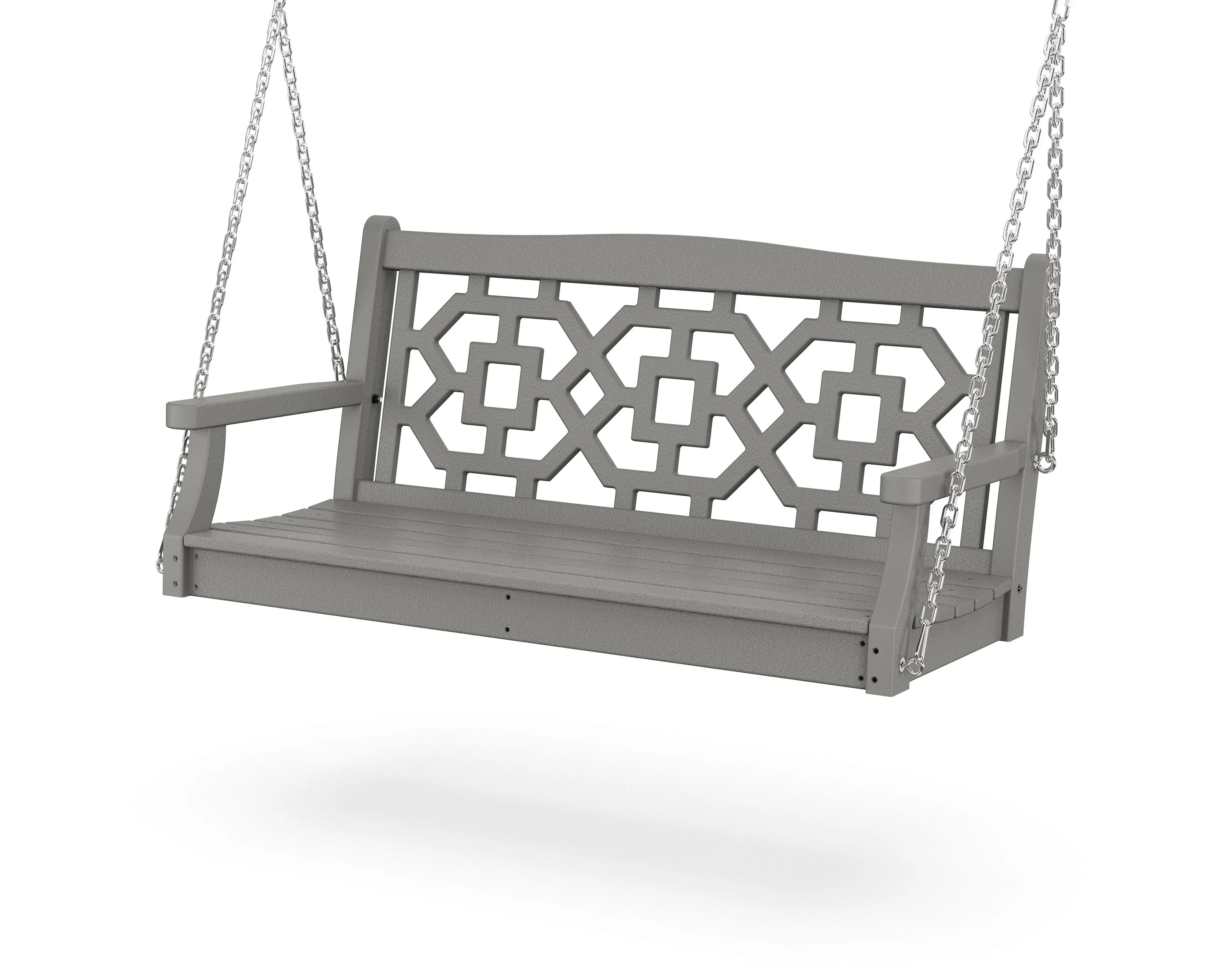 Chinoiserie 48" Swingoutdoor patio dining furniture set