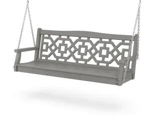 Chinoiserie 60" Swingoutdoor patio dining furniture set