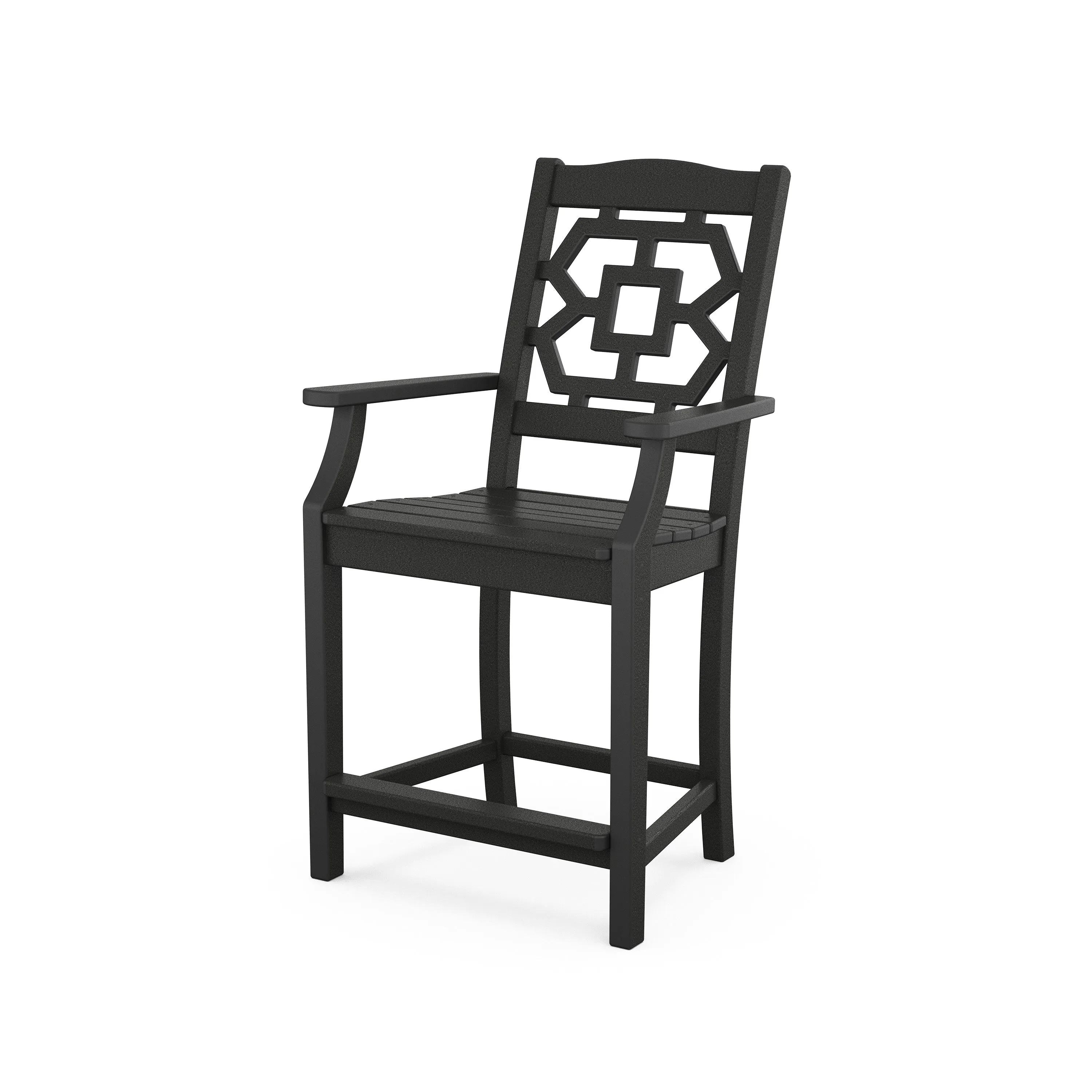 Chinoiserie Counter Arm Chair