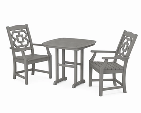 Chinoiserie 3-Piece Dining Setoutdoor patio furniture set