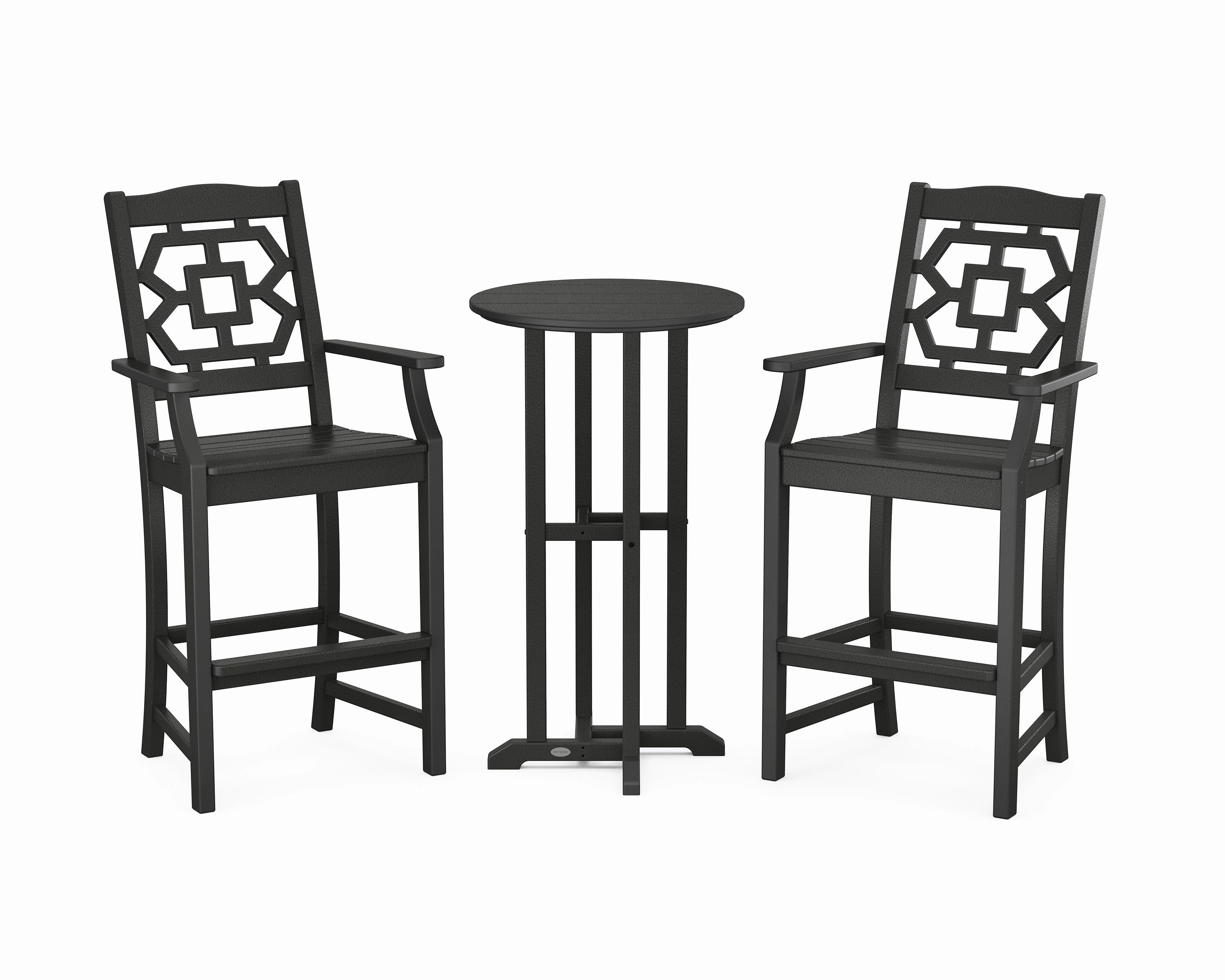 Chinoiserie 3-Piece Farmhouse Bar Set