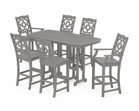 Chinoiserie 7-Piece Bar Setoutdoor patio furniture set
