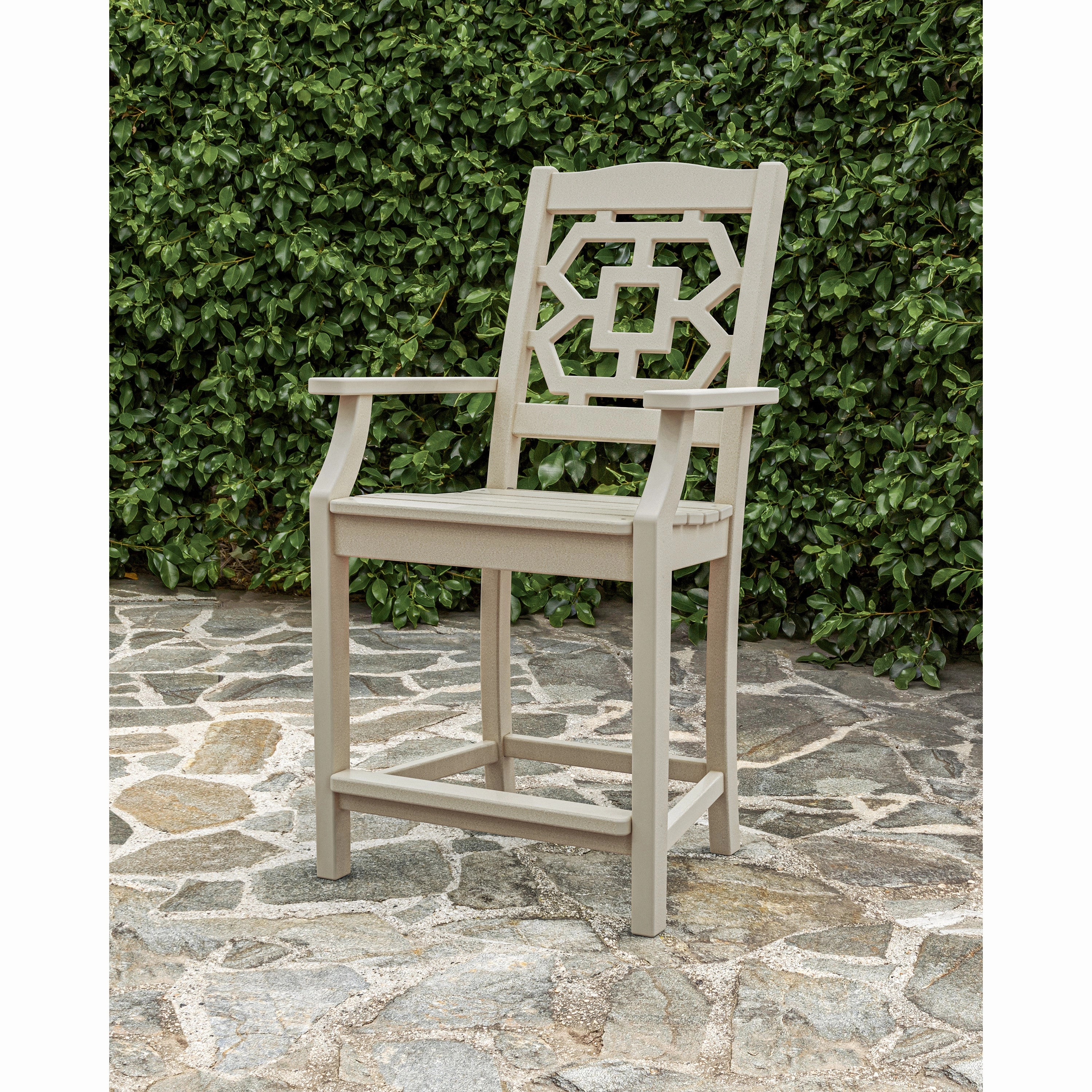 Chinoiserie Counter Arm Chair