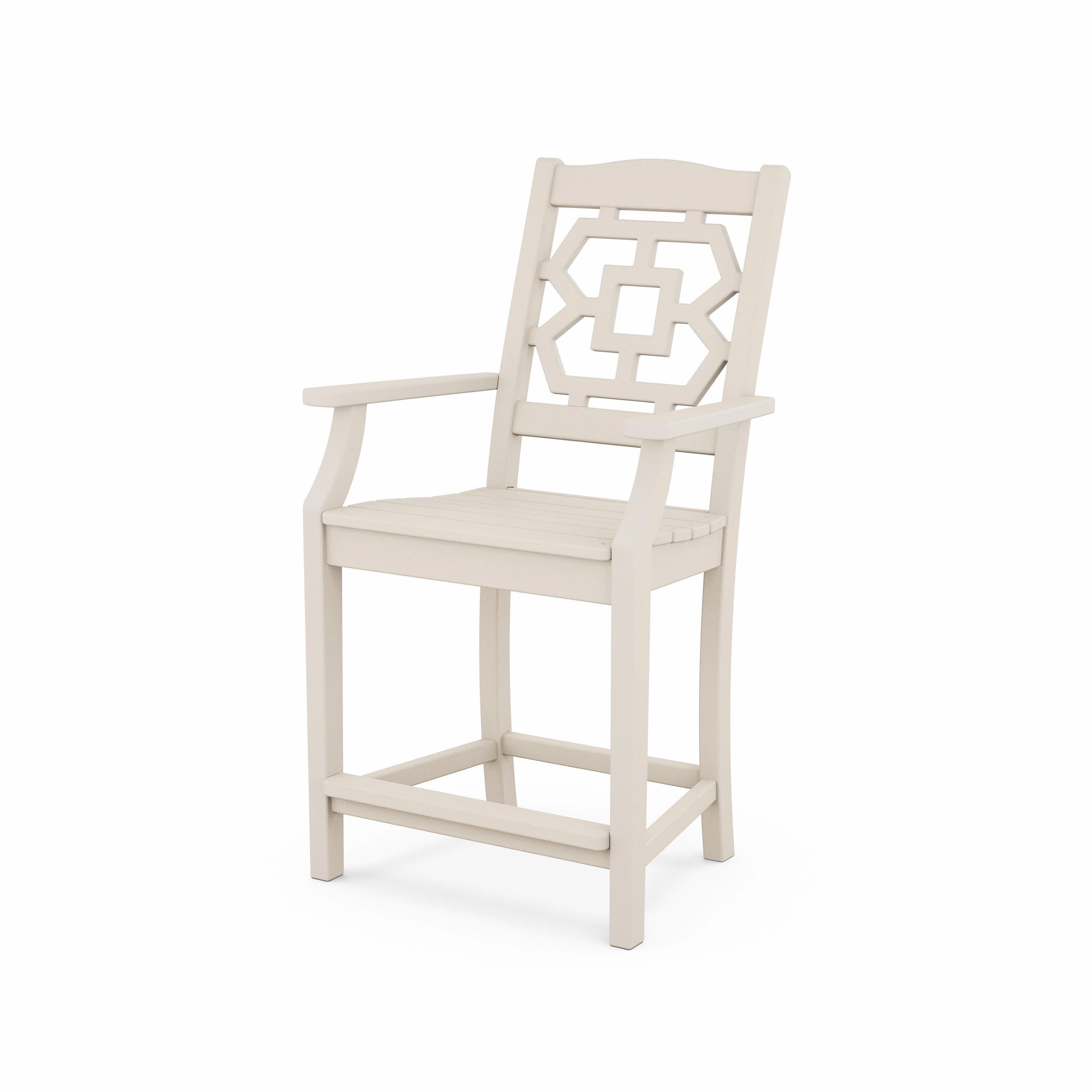 Chinoiserie Counter Arm Chair