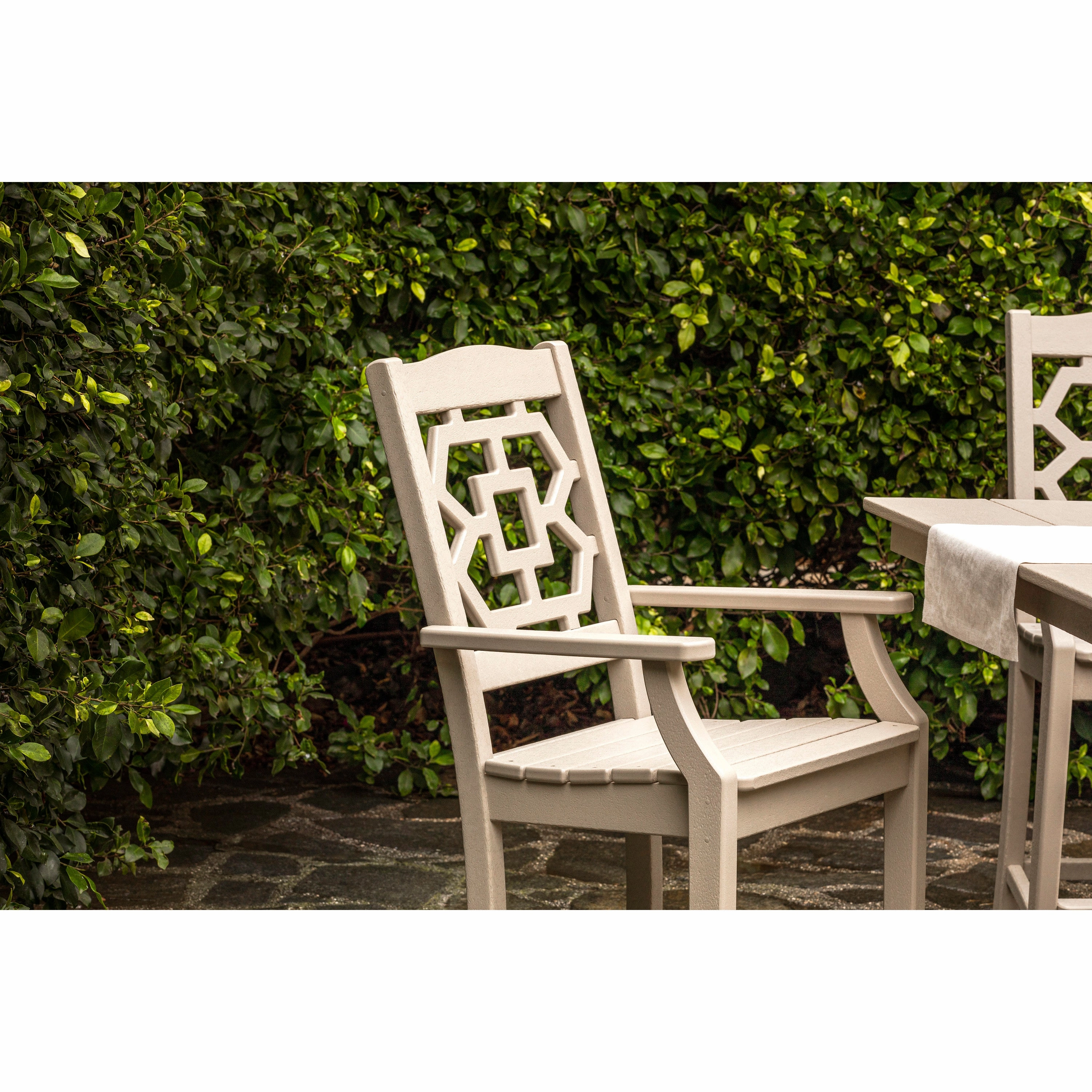 Chinoiserie Counter Arm Chair