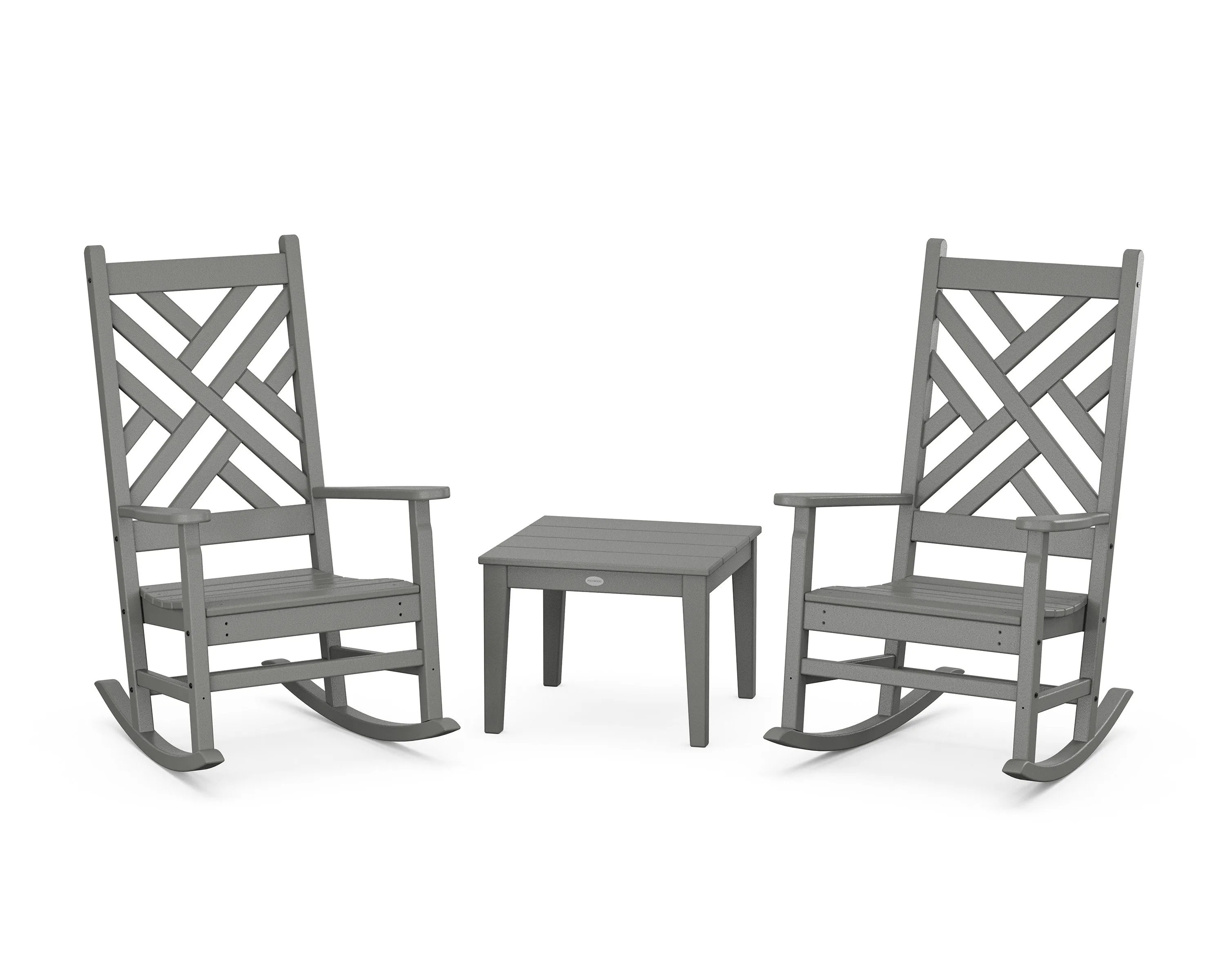 Chippendale 3-Piece Rocking Chair Setoutdoor patio dining furniture set