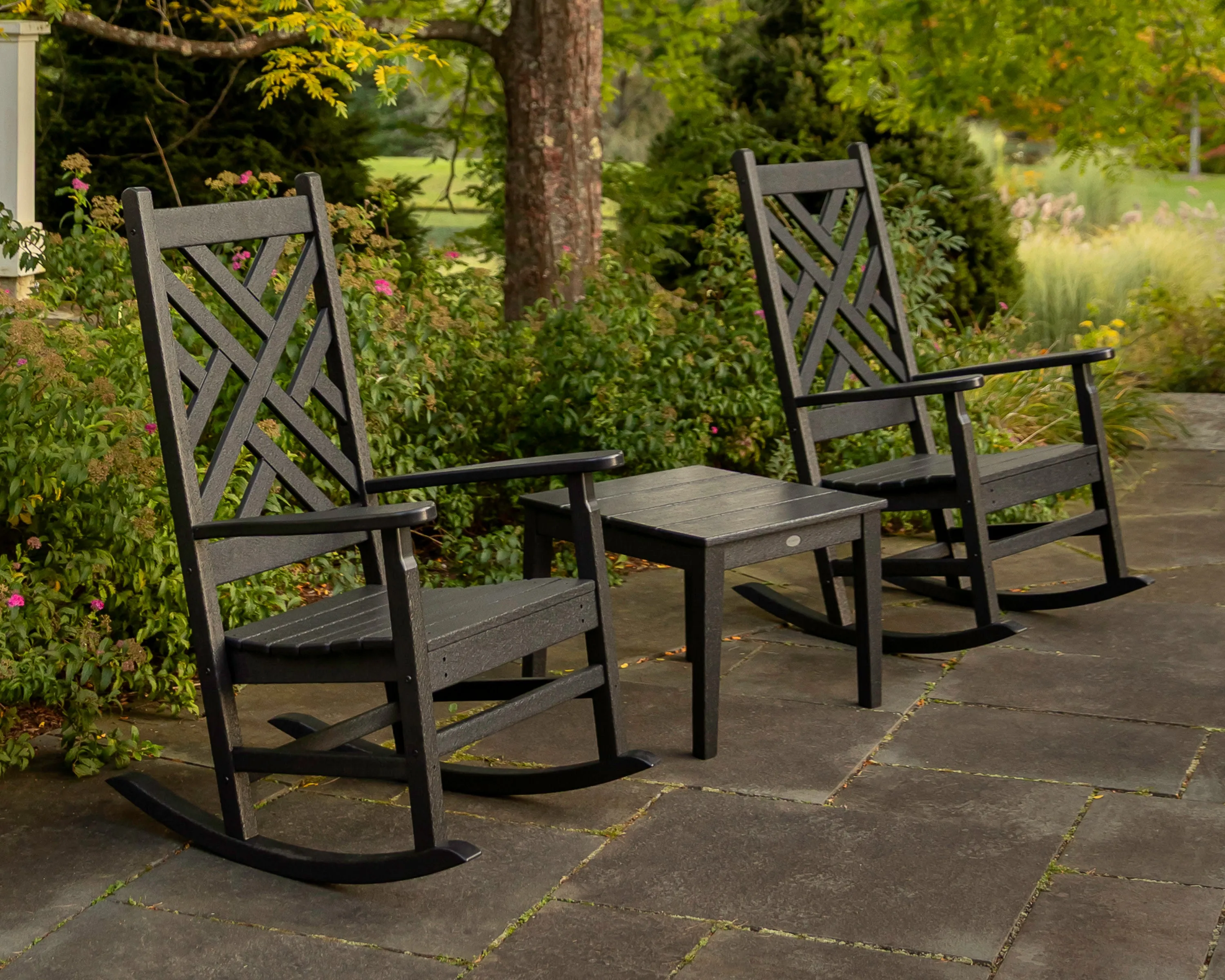 Chippendale 3-Piece Rocking Chair Set