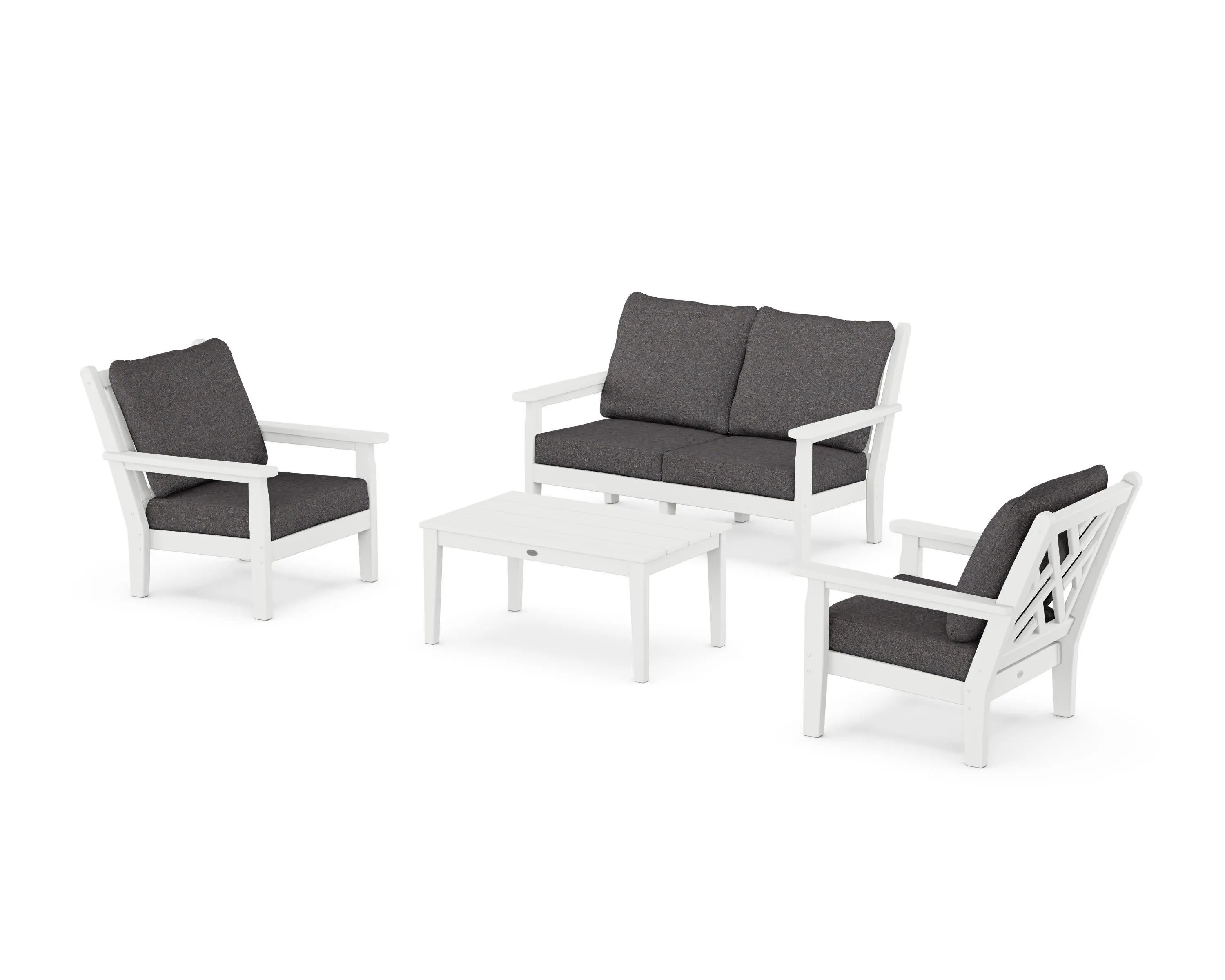 Chippendale 4-Piece Deep Seating Set with Loveseat