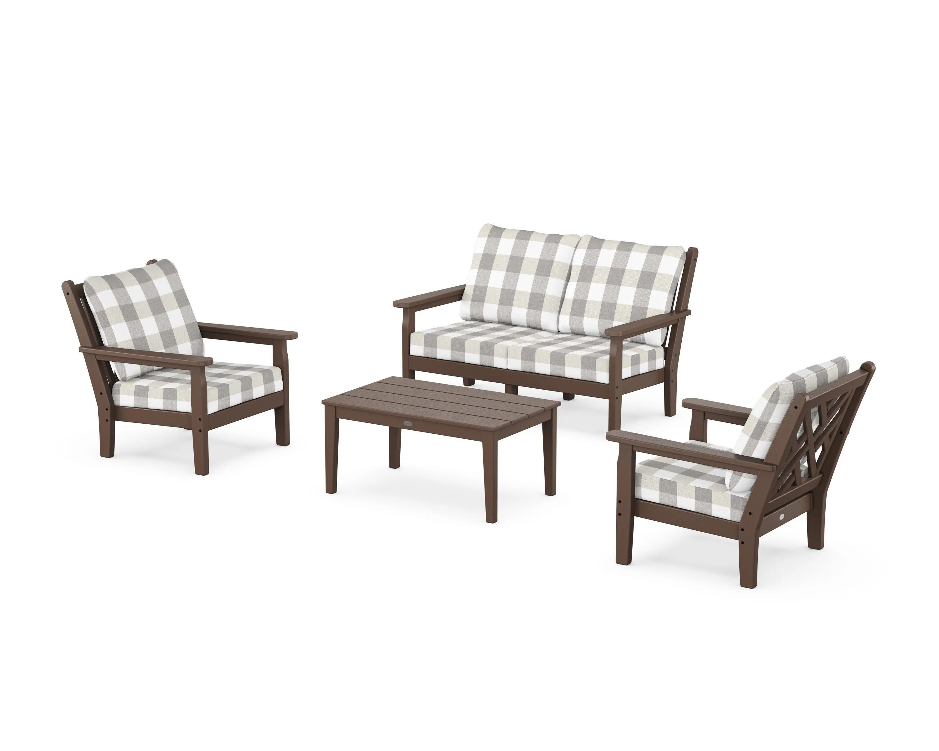 Chippendale 4-Piece Deep Seating Set with Loveseat