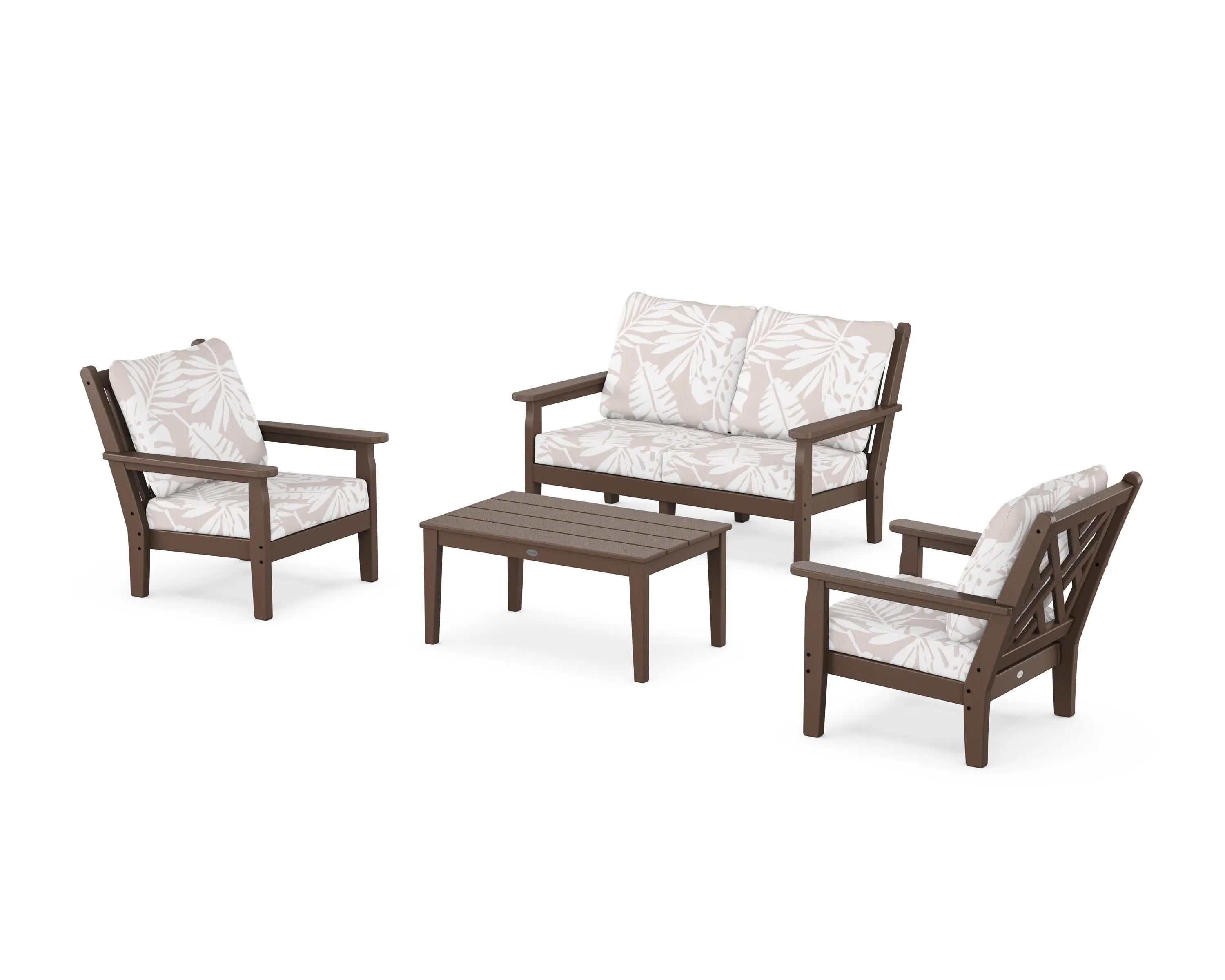 Chippendale 4-Piece Deep Seating Set with Loveseat