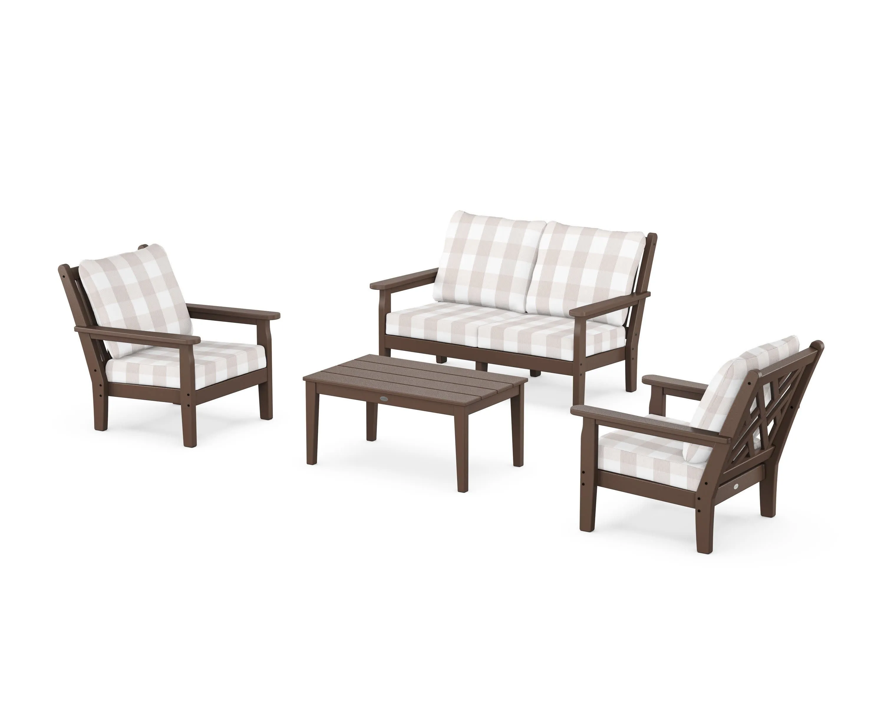 Chippendale 4-Piece Deep Seating Set with Loveseat