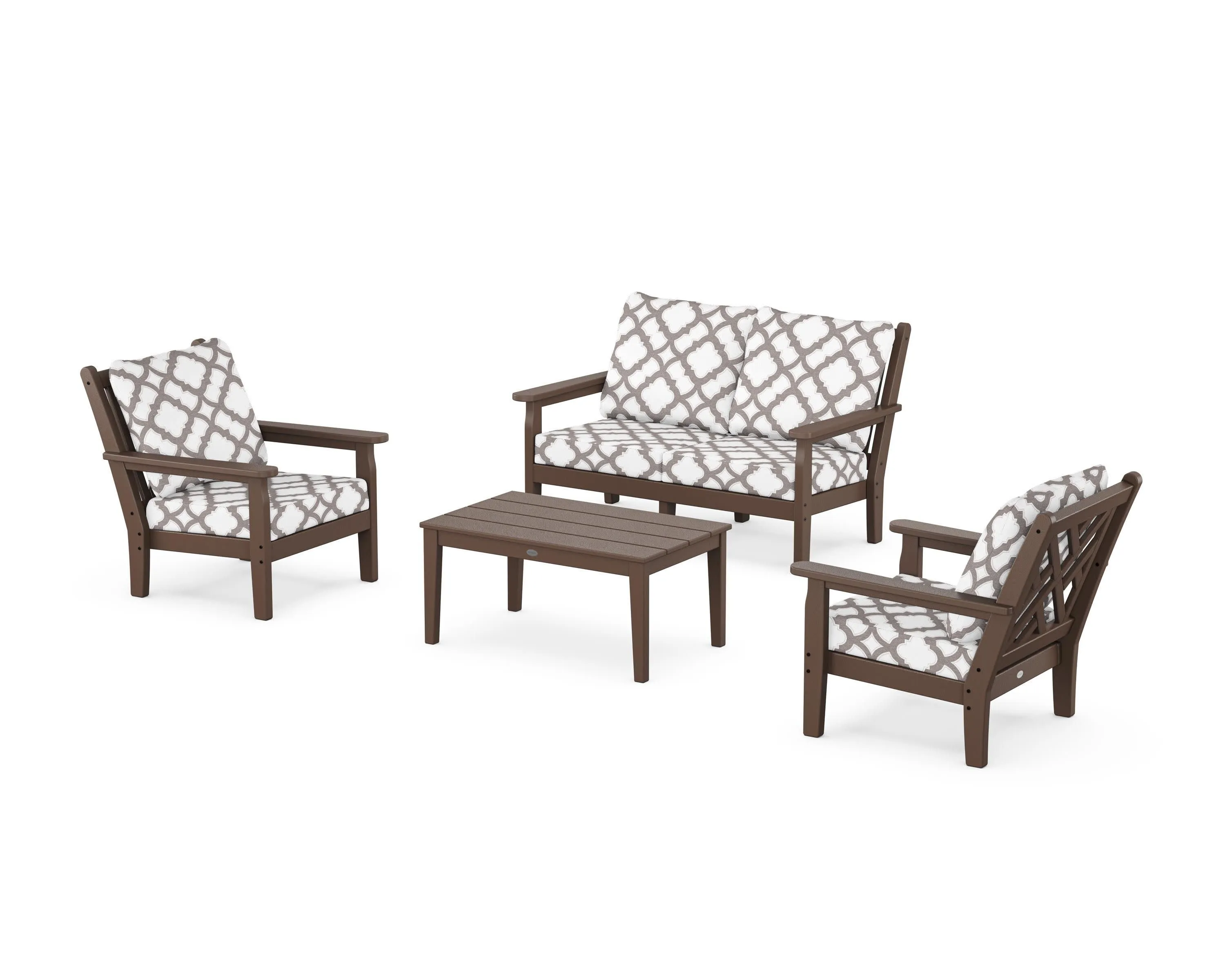 Chippendale 4-Piece Deep Seating Set with Loveseat