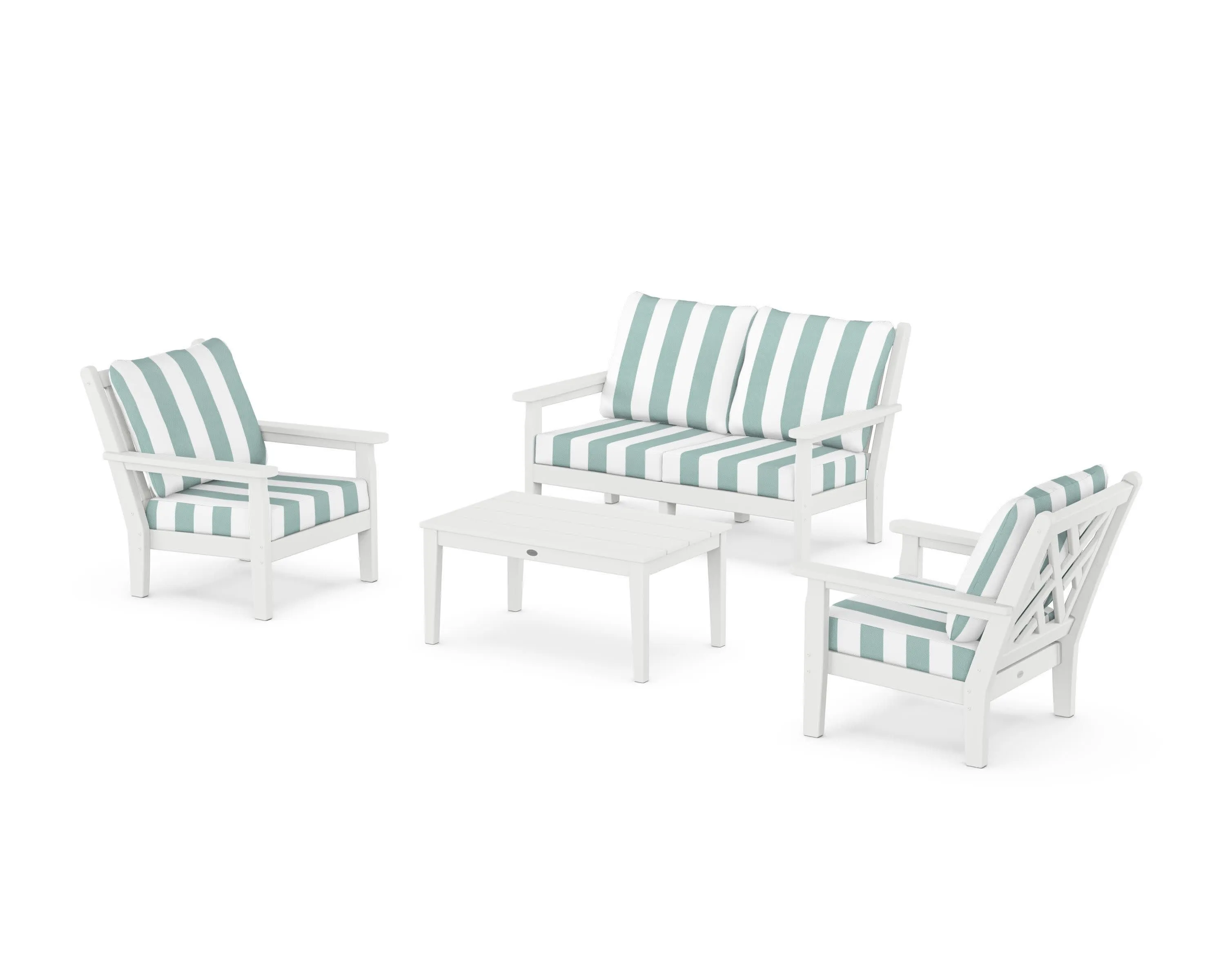Chippendale 4-Piece Deep Seating Set with Loveseat