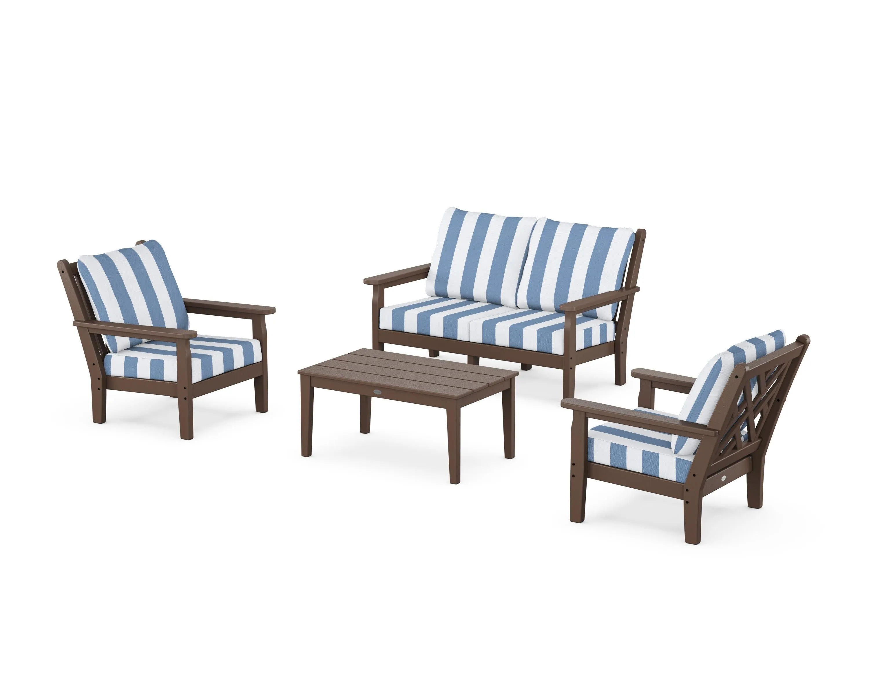Chippendale 4-Piece Deep Seating Set with Loveseat