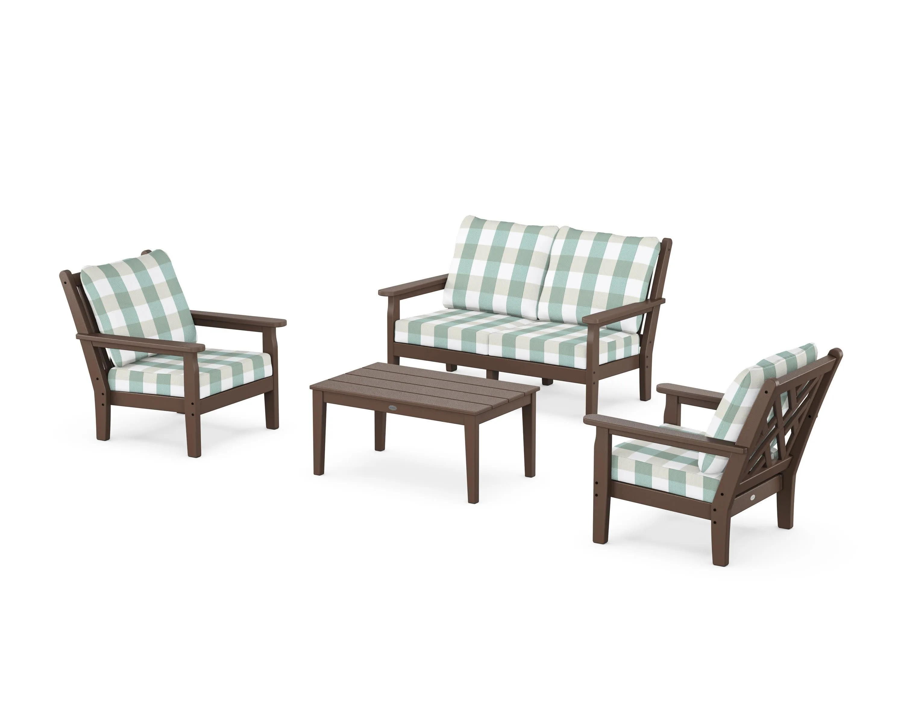 Chippendale 4-Piece Deep Seating Set with Loveseat