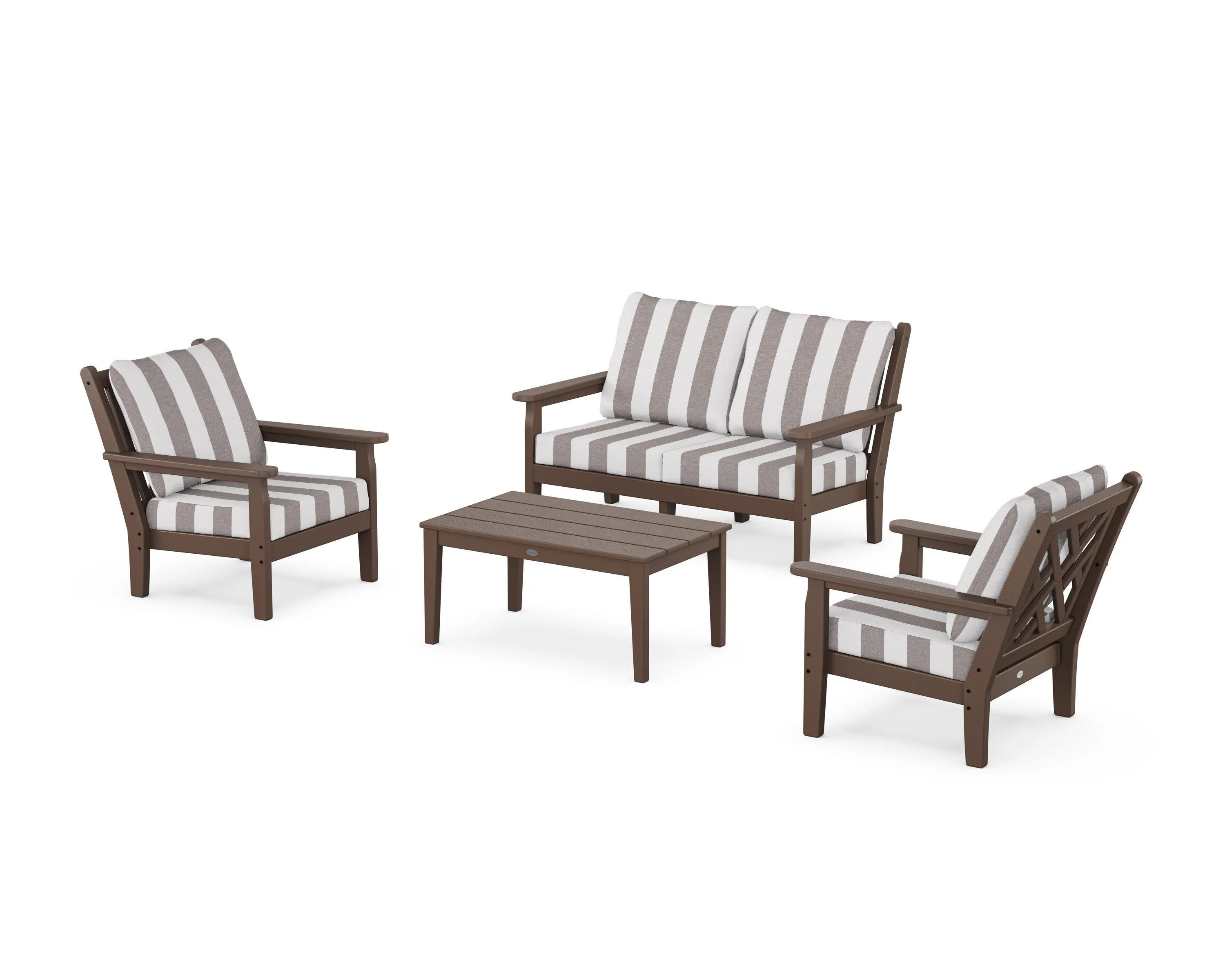 Chippendale 4-Piece Deep Seating Set with Loveseat