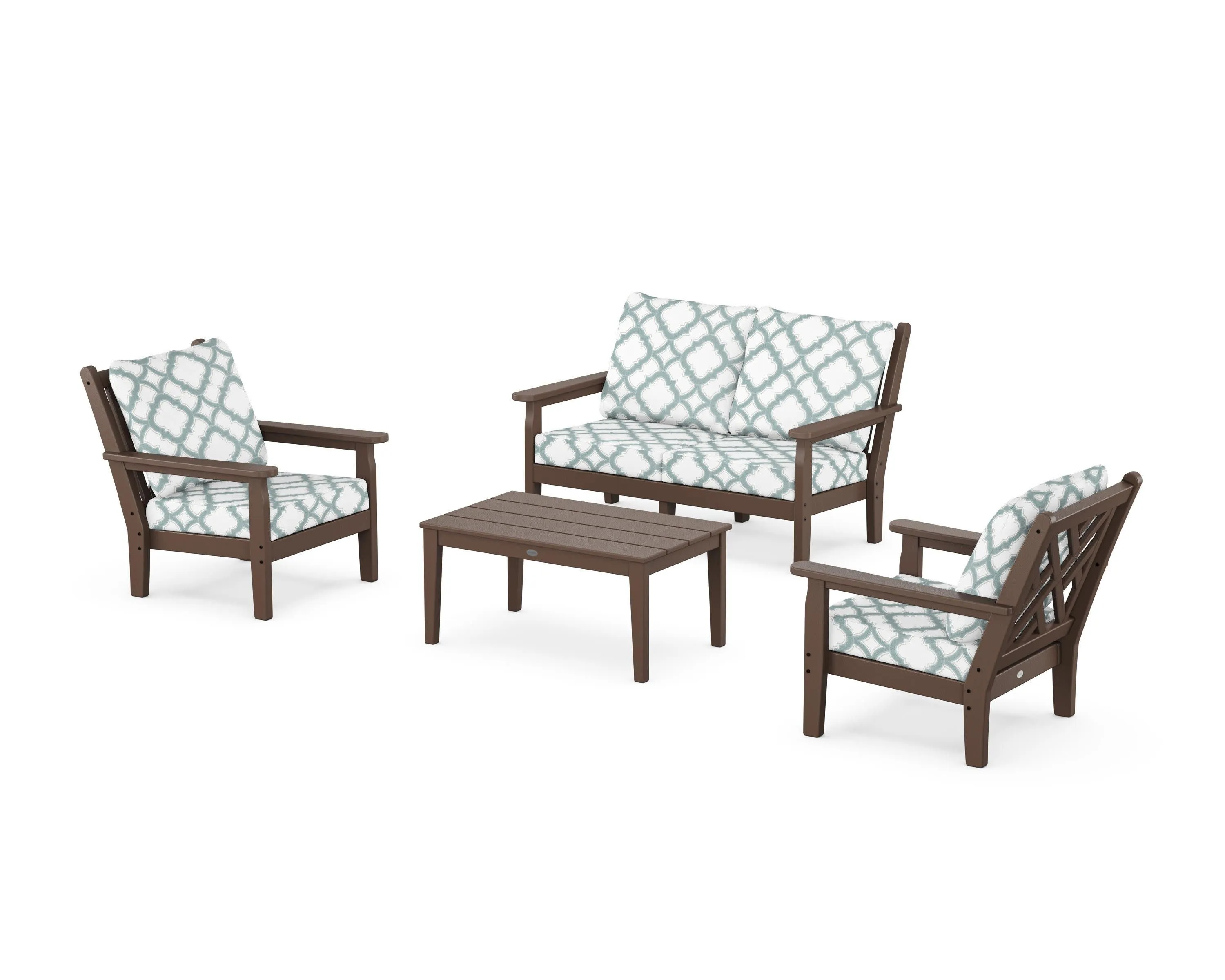 Chippendale 4-Piece Deep Seating Set with Loveseat