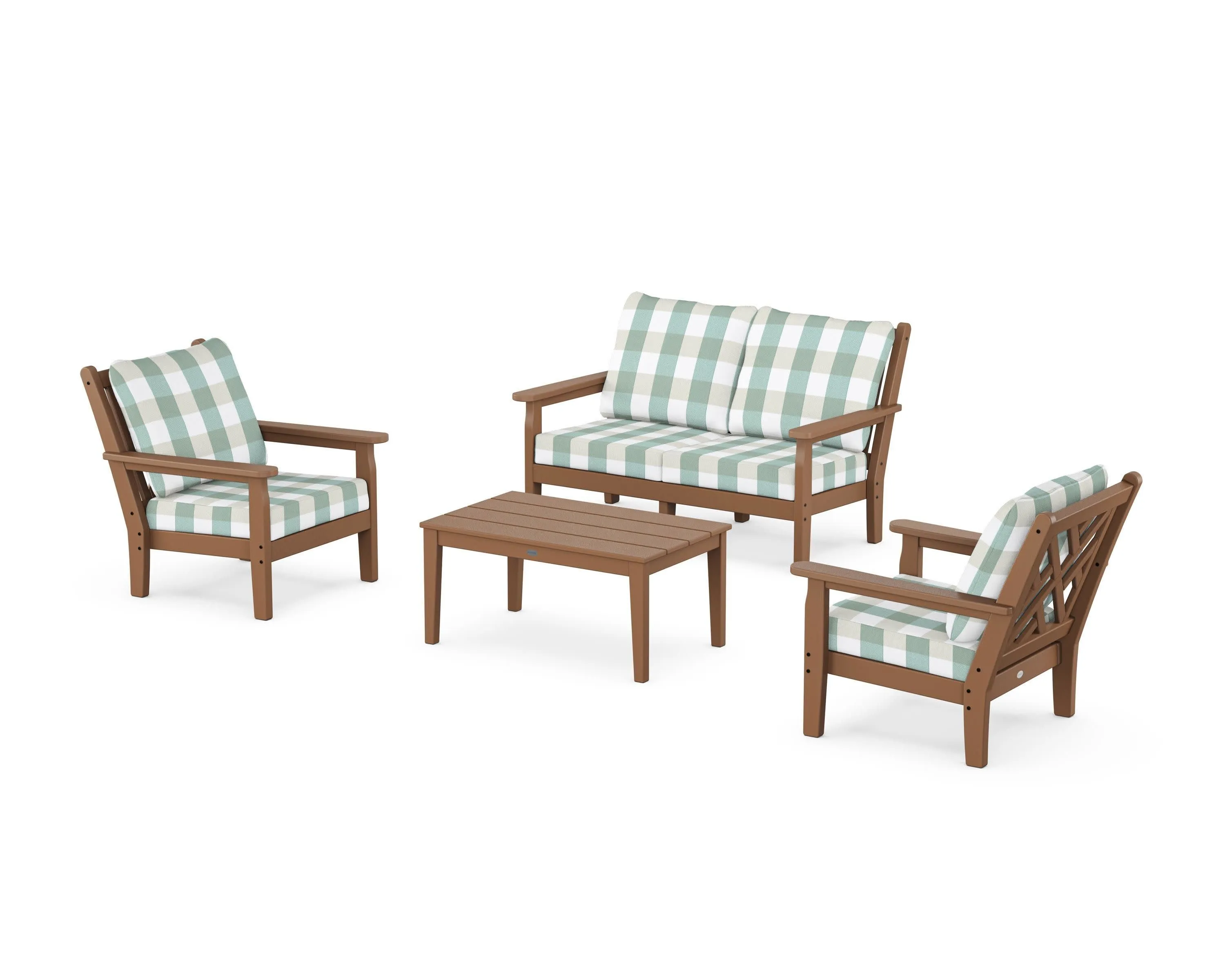 Chippendale 4-Piece Deep Seating Set with Loveseat