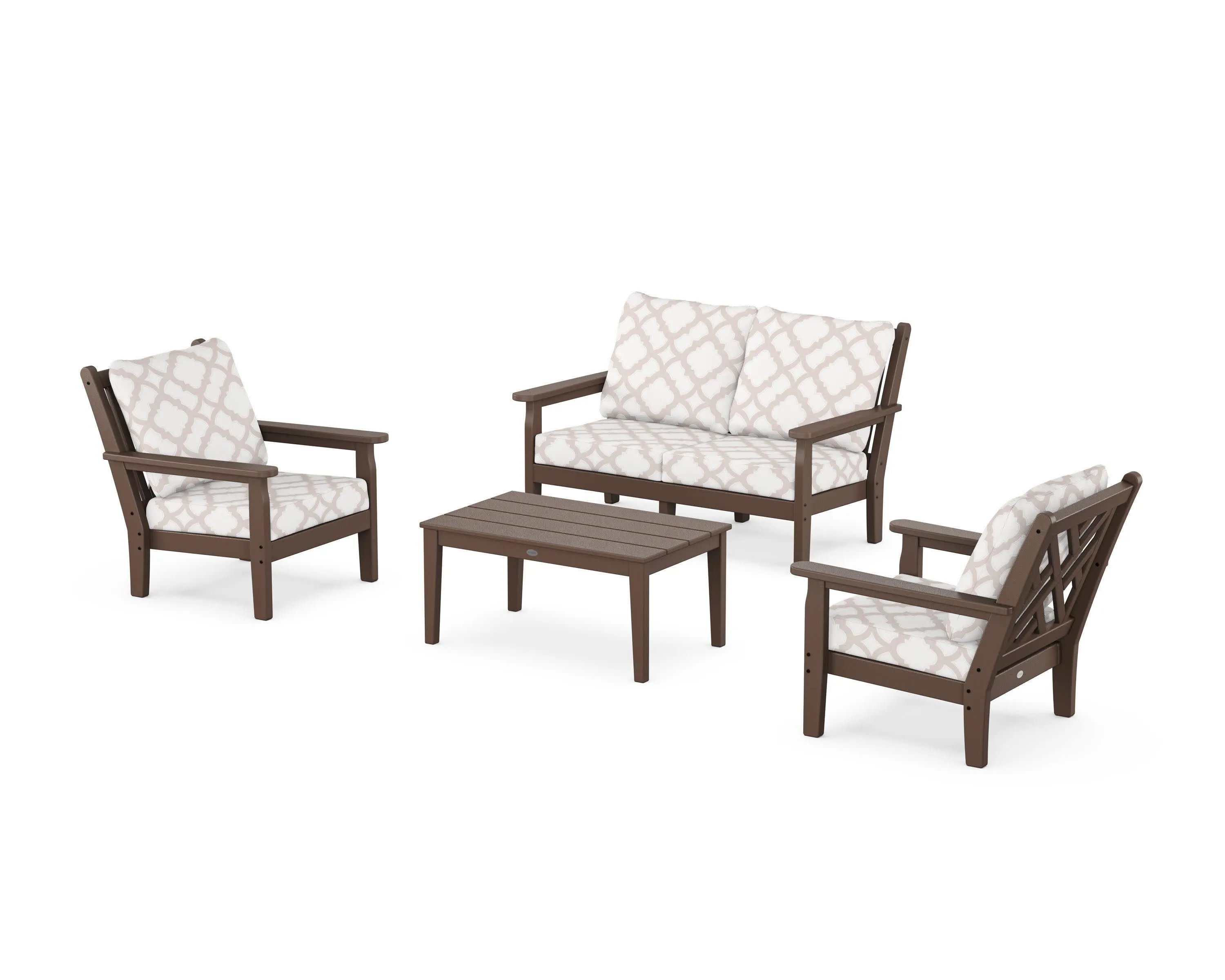 Chippendale 4-Piece Deep Seating Set with Loveseat