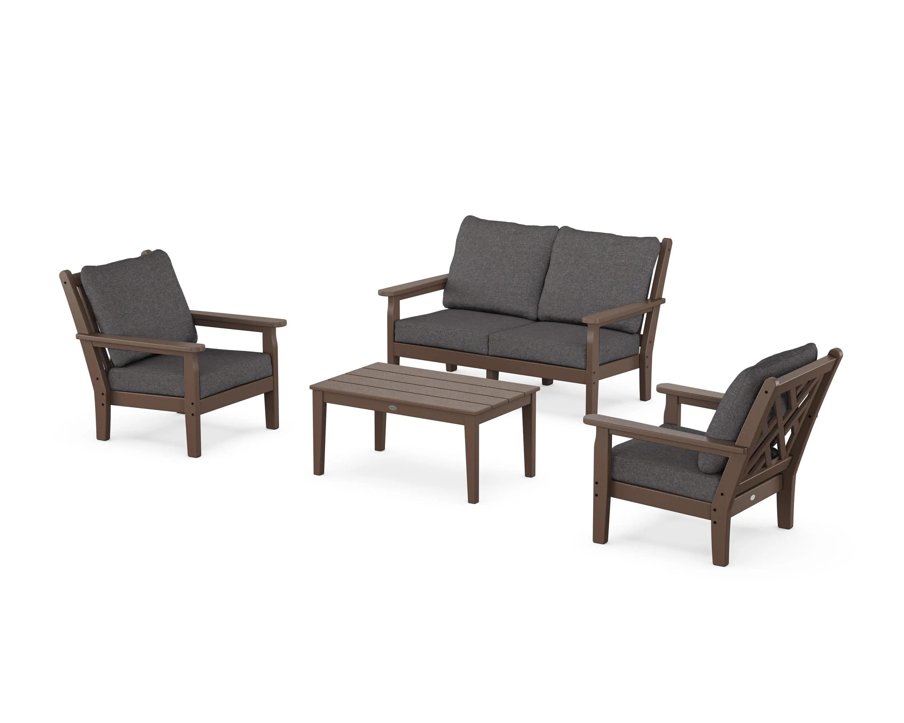Chippendale 4-Piece Deep Seating Set with Loveseat