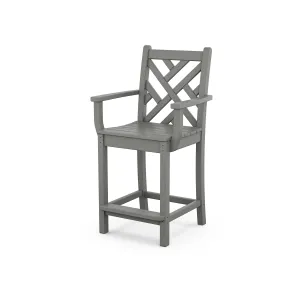Chippendale Counter Arm Chairoutdoor patio dining furniture set