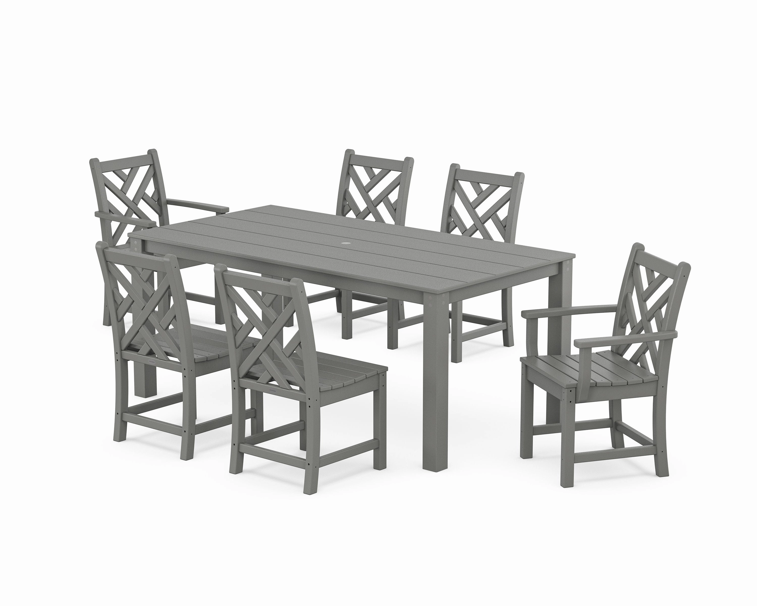Chippendale 7-Piece Parsons Dining Setoutdoor patio furniture set